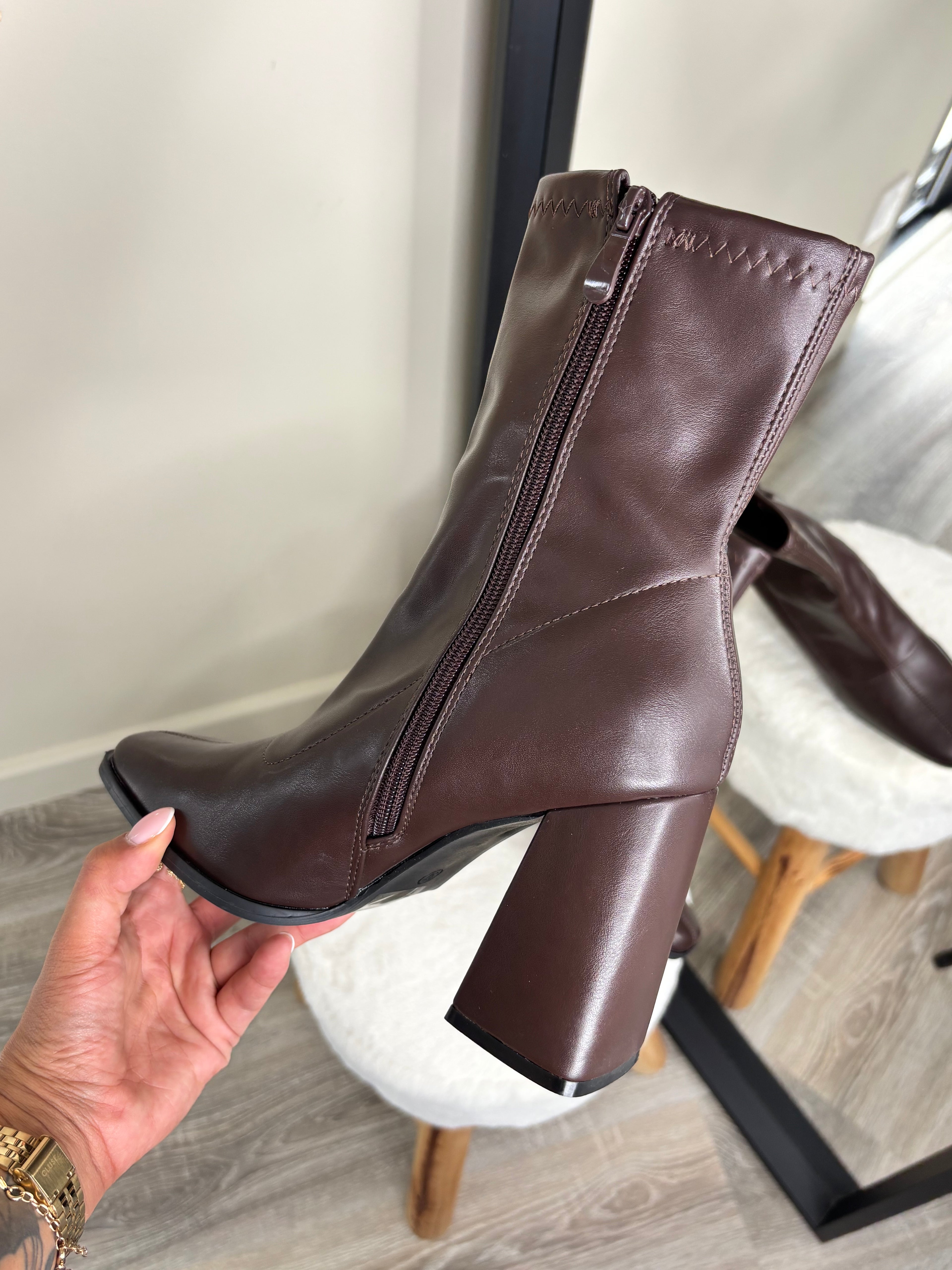 Talons Lou - marron