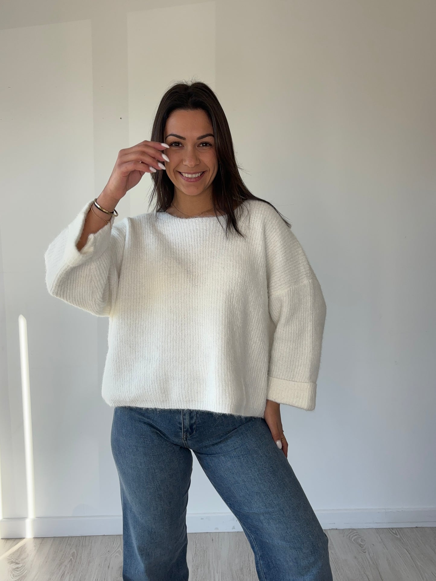 Pull Agathe - blanc