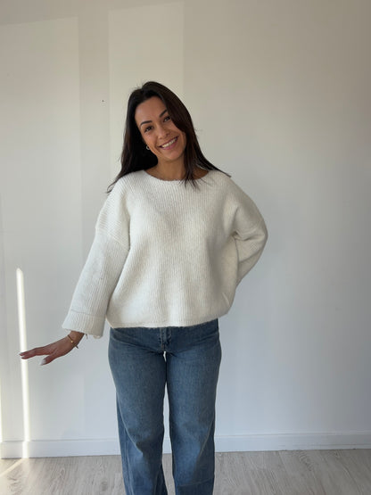 Pull Agathe - blanc