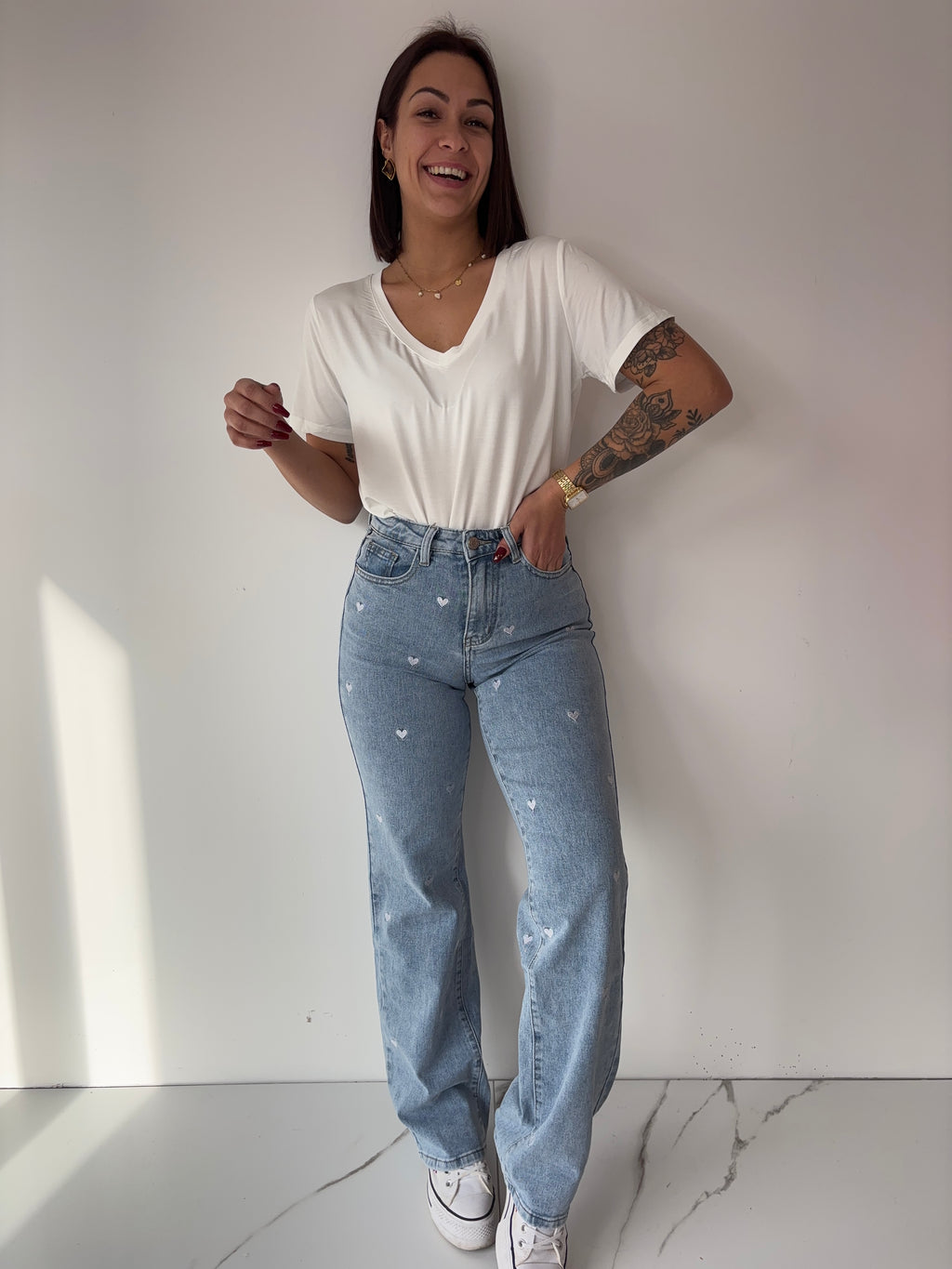 T-shirt Lola - blanc