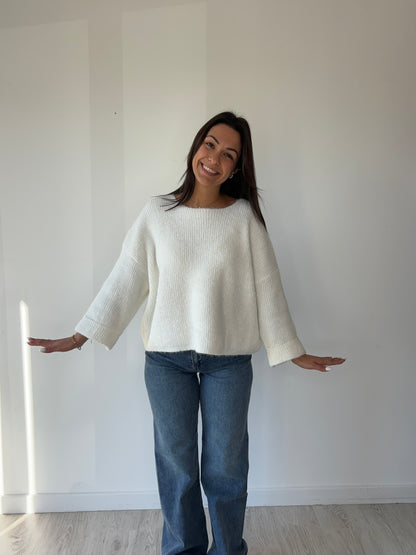 Pull Agathe - blanc