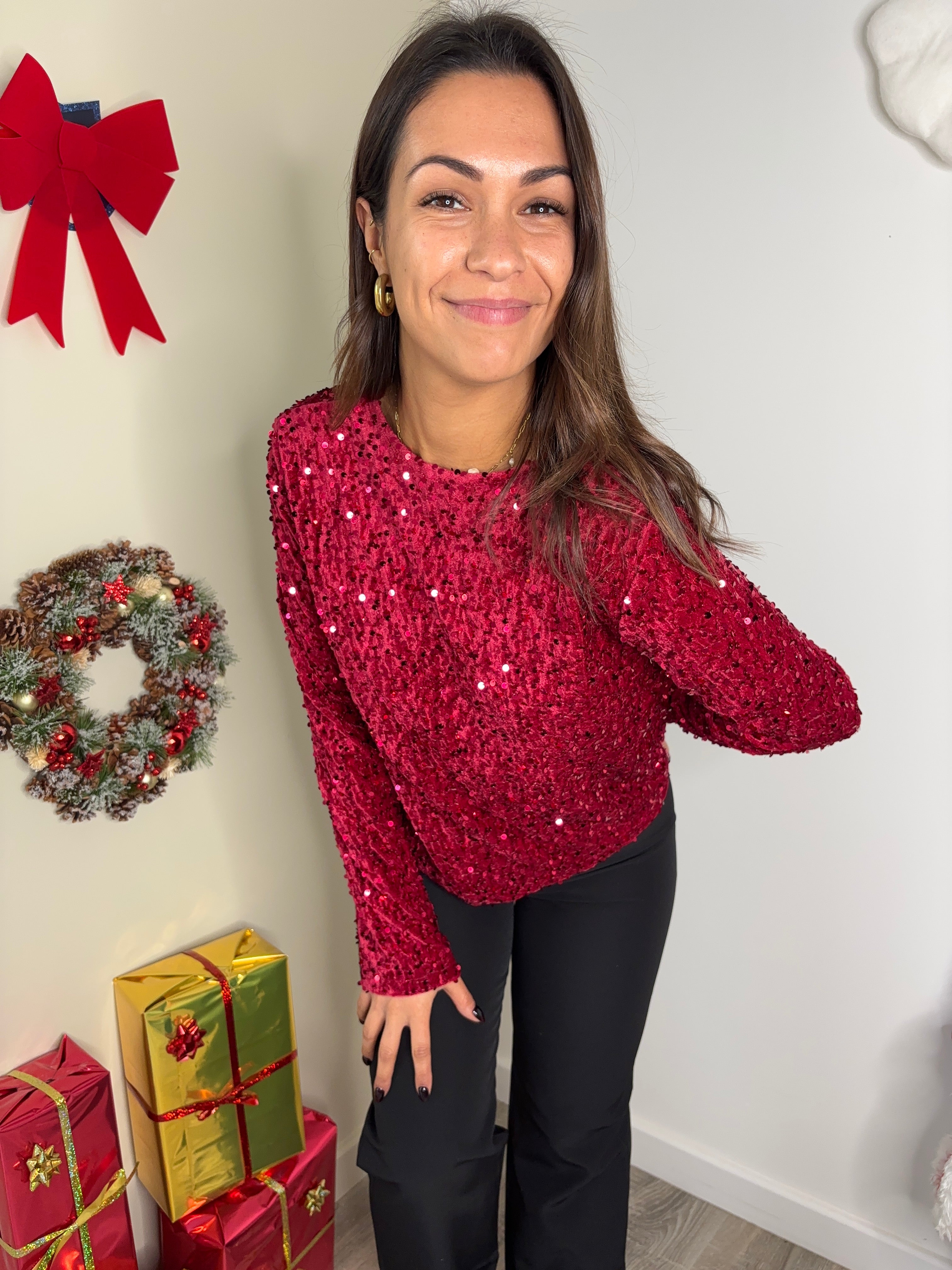 Blouse Gaby - rouge
