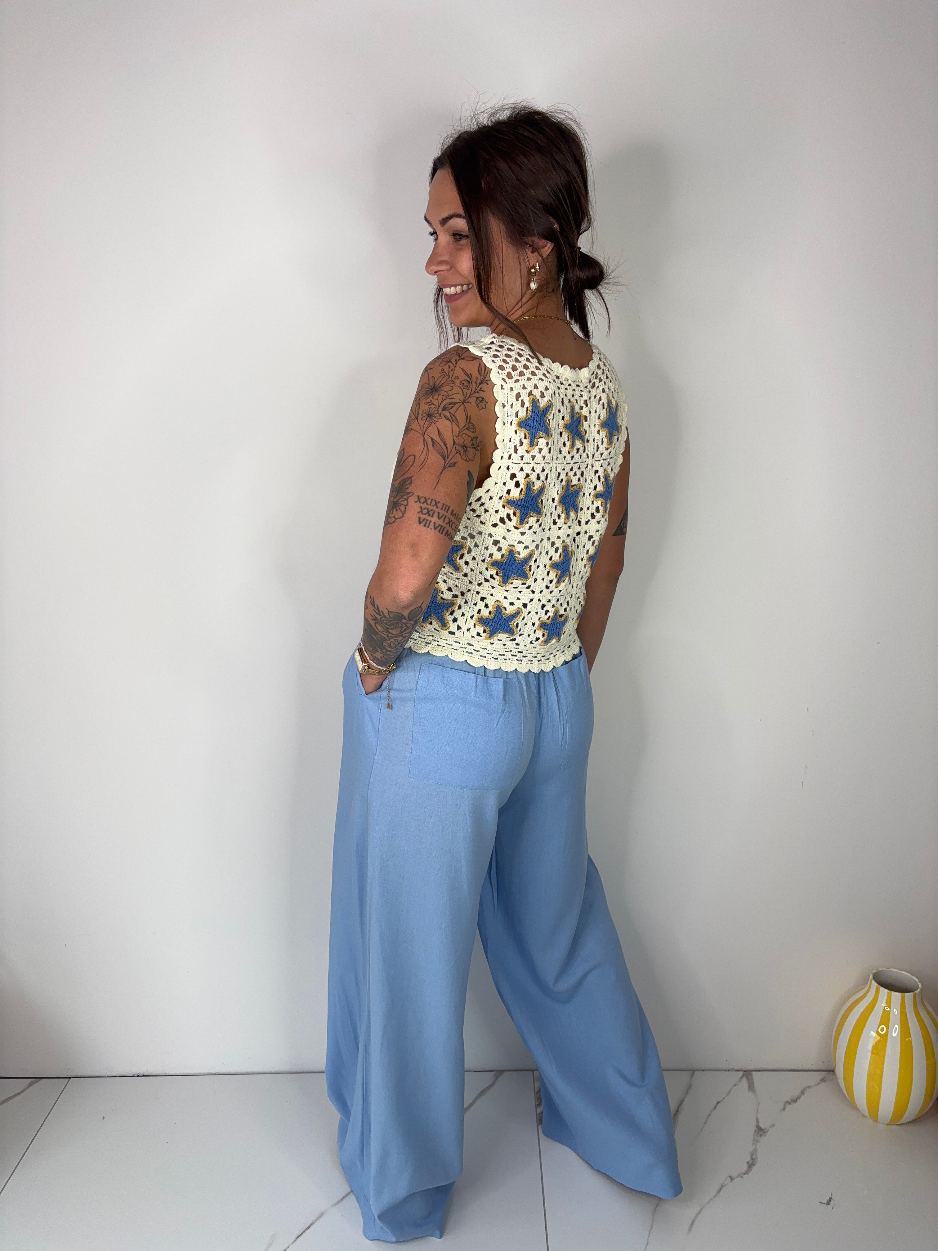 Pantalon Vena - bleu