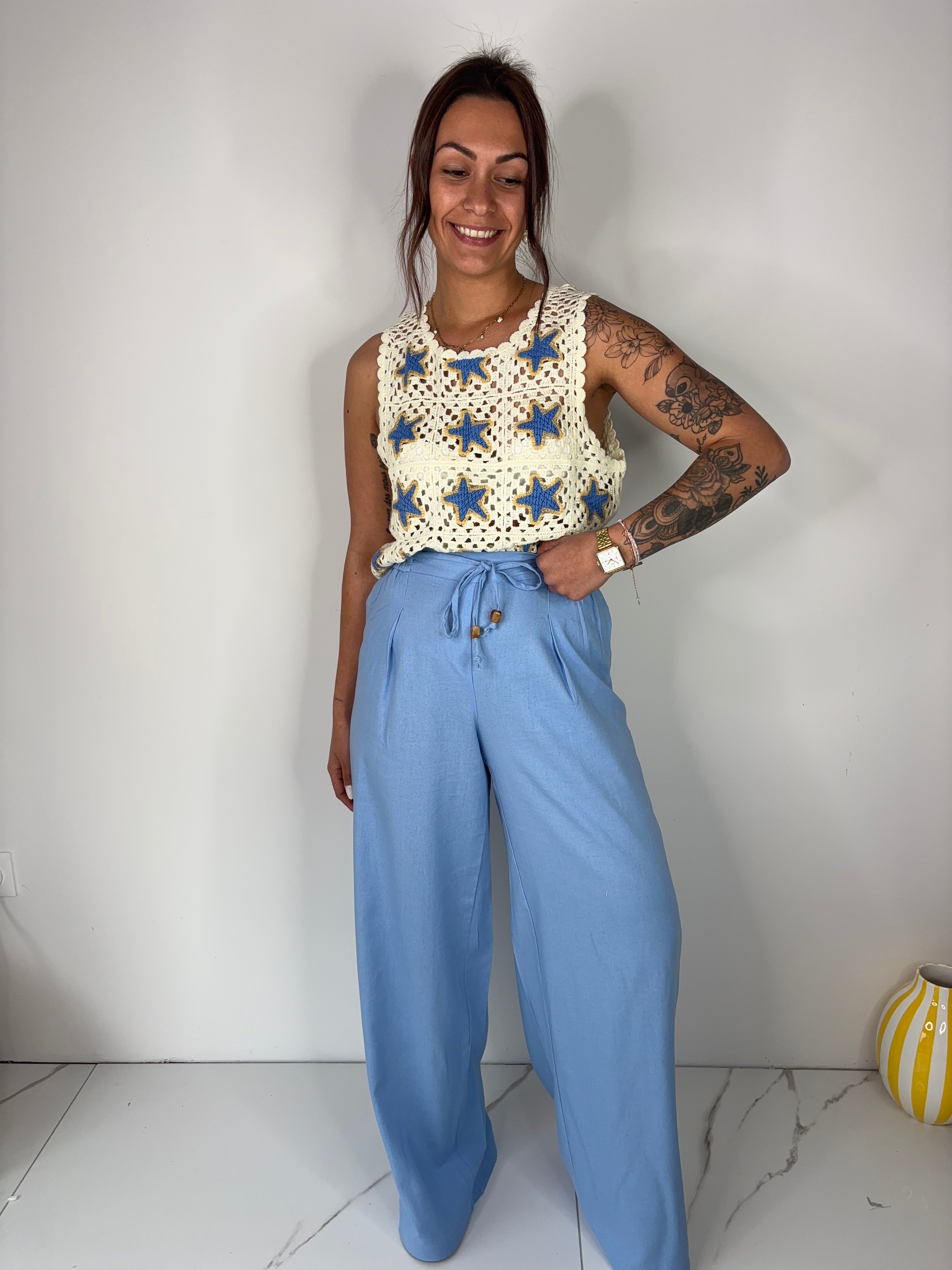 Pantalon Vena - bleu