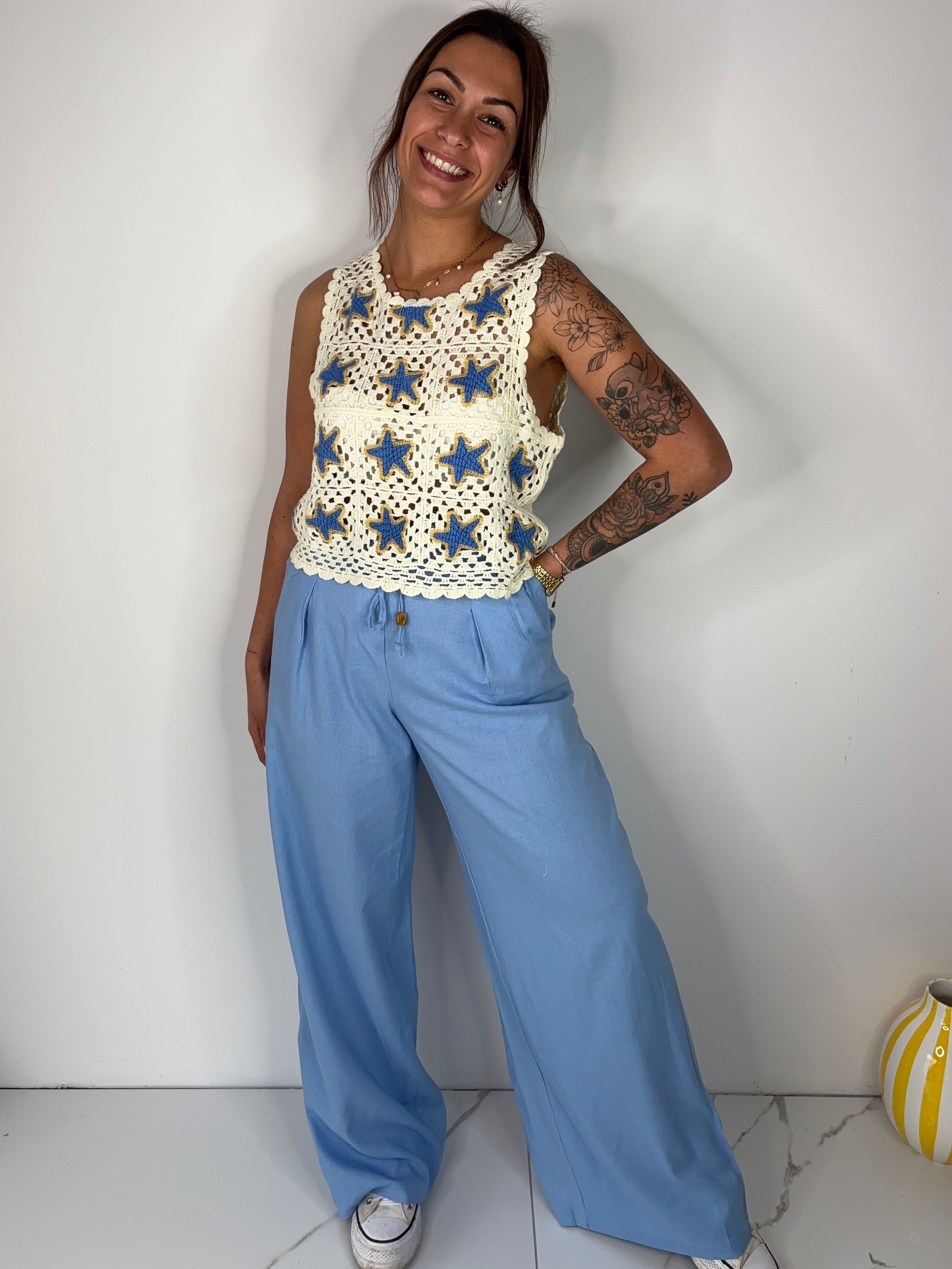 Pantalon Vena - bleu