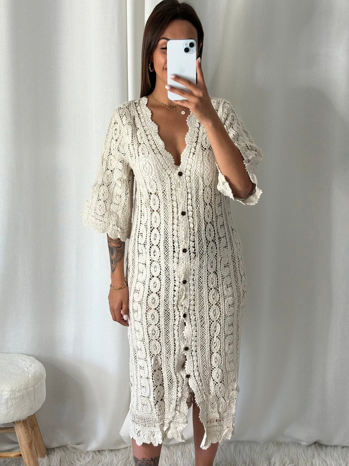 Robe crochet Salomé