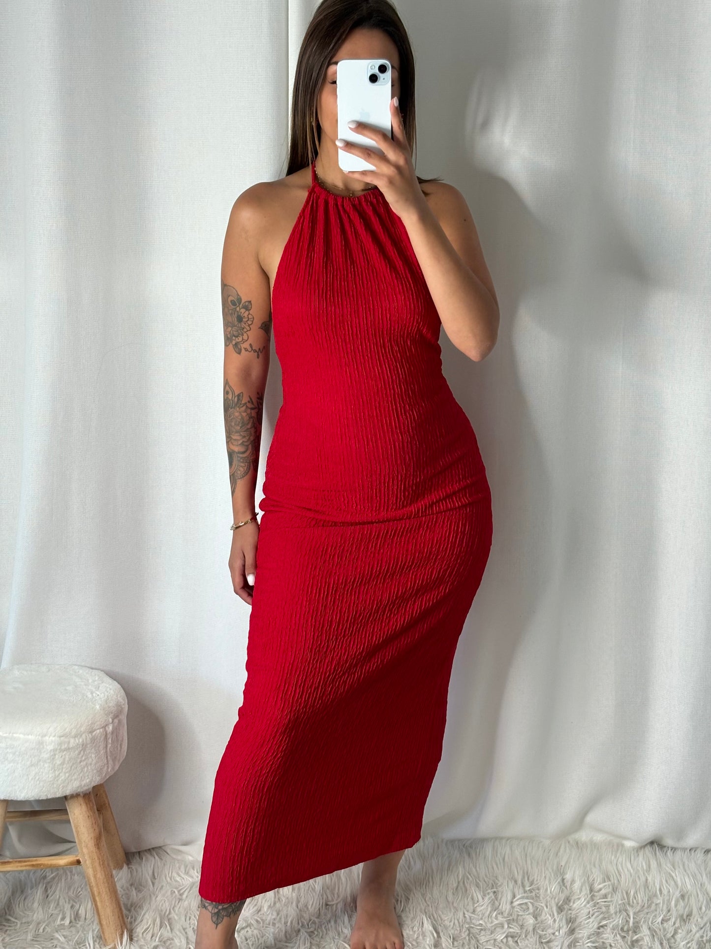 Robe rouge Lara