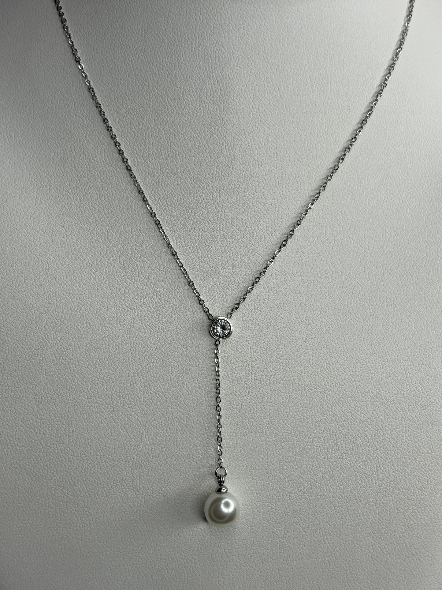 Collier Perla argenté