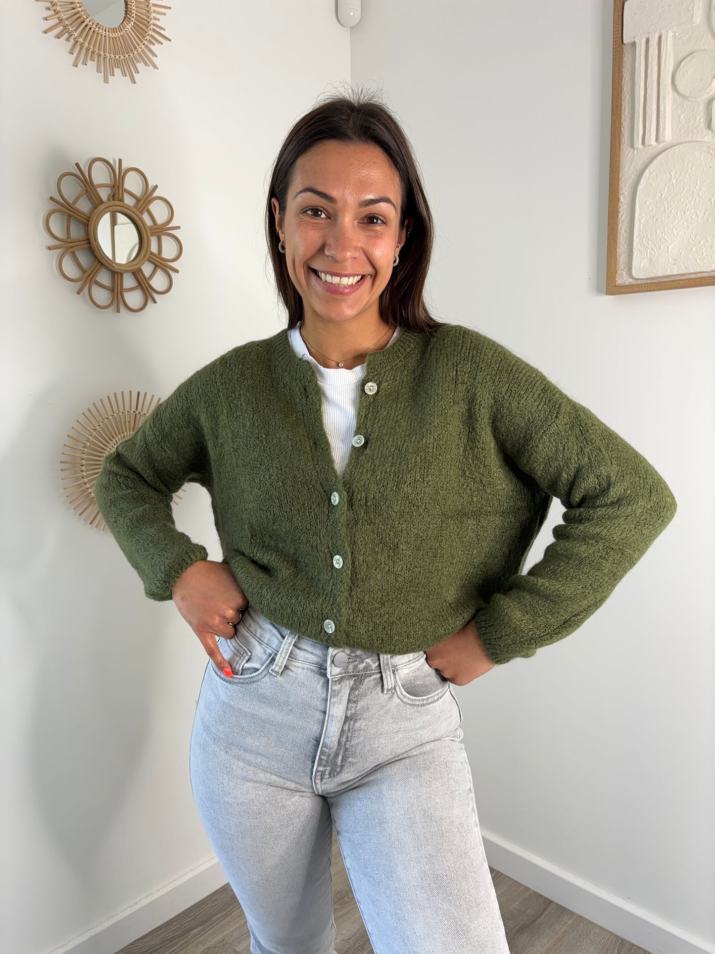 Gilet Maurine - kaki