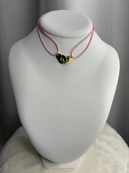 Collier Menottes Rose Doré