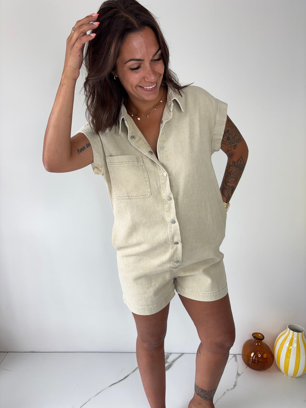 Combishort Stan - beige