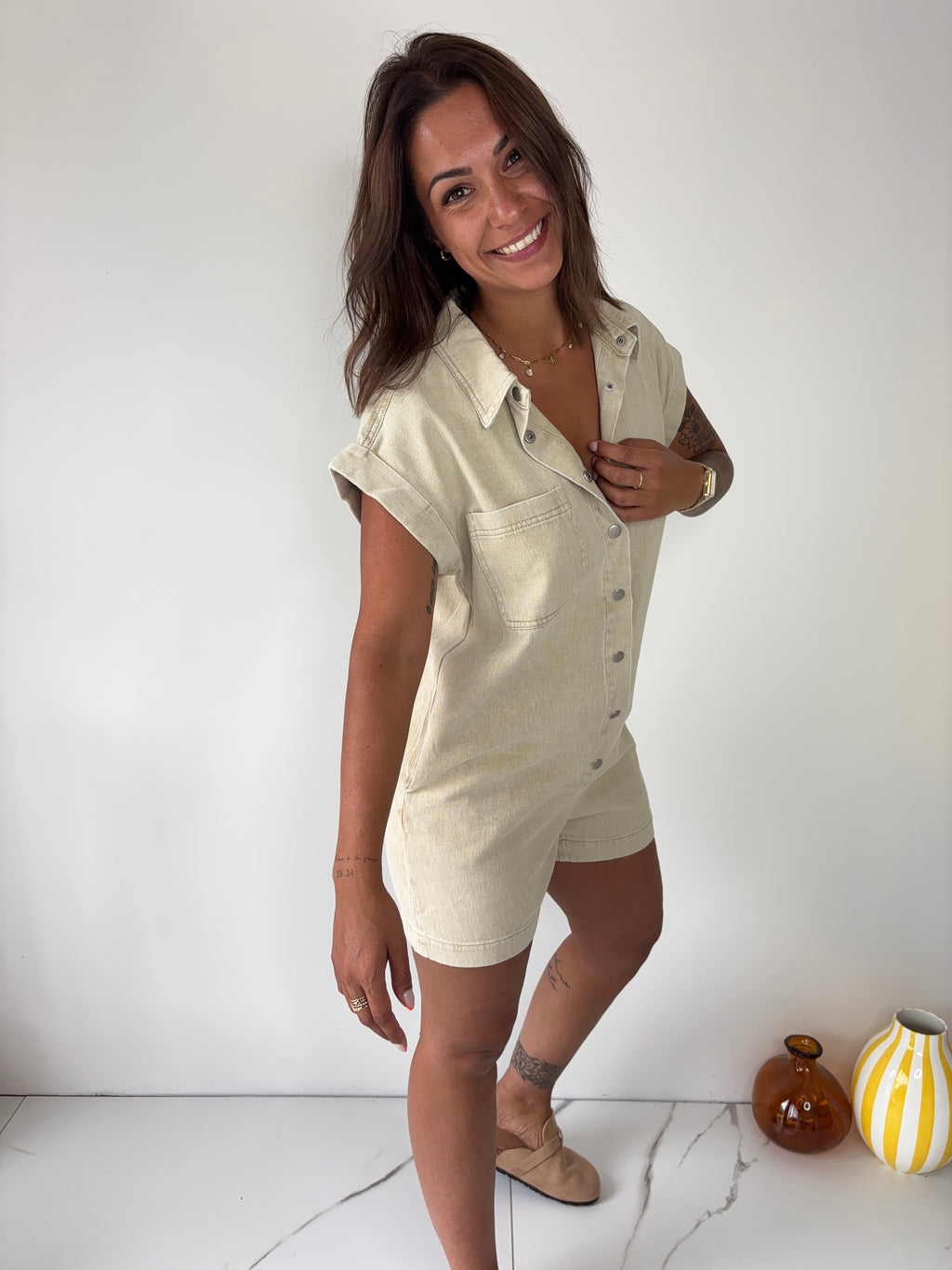 Combishort Stan - beige