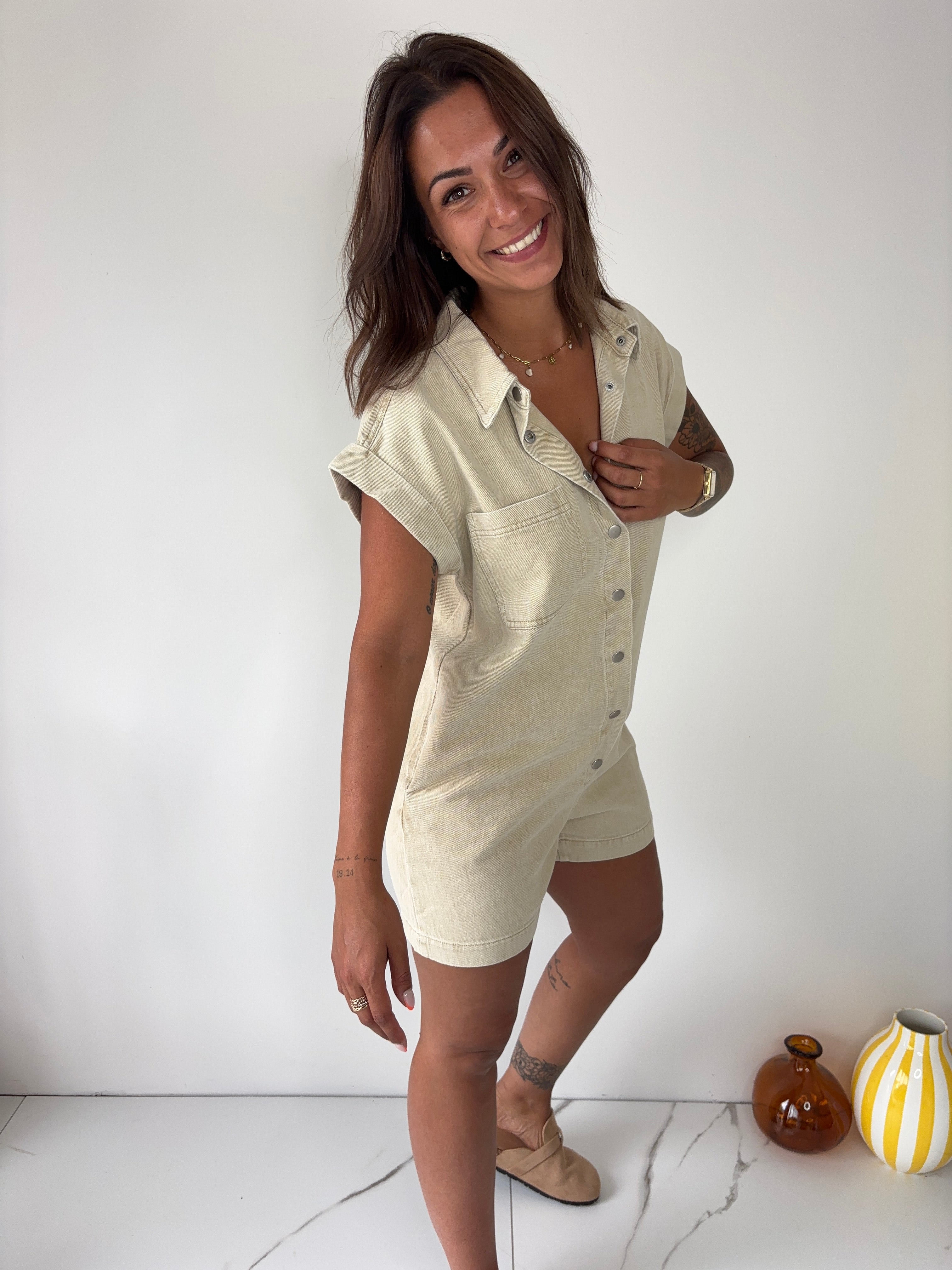 Combishort Stan - beige