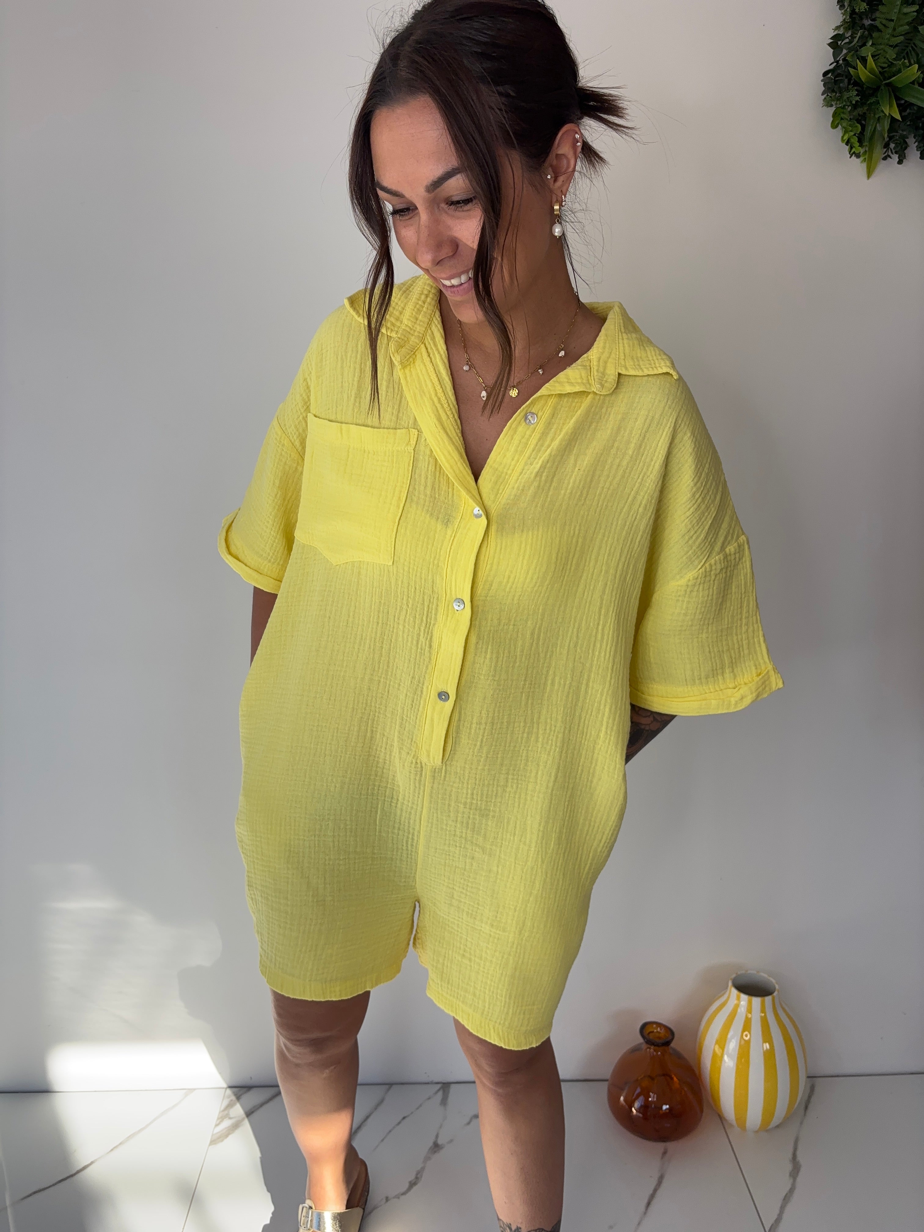 Combishort Hector - jaune