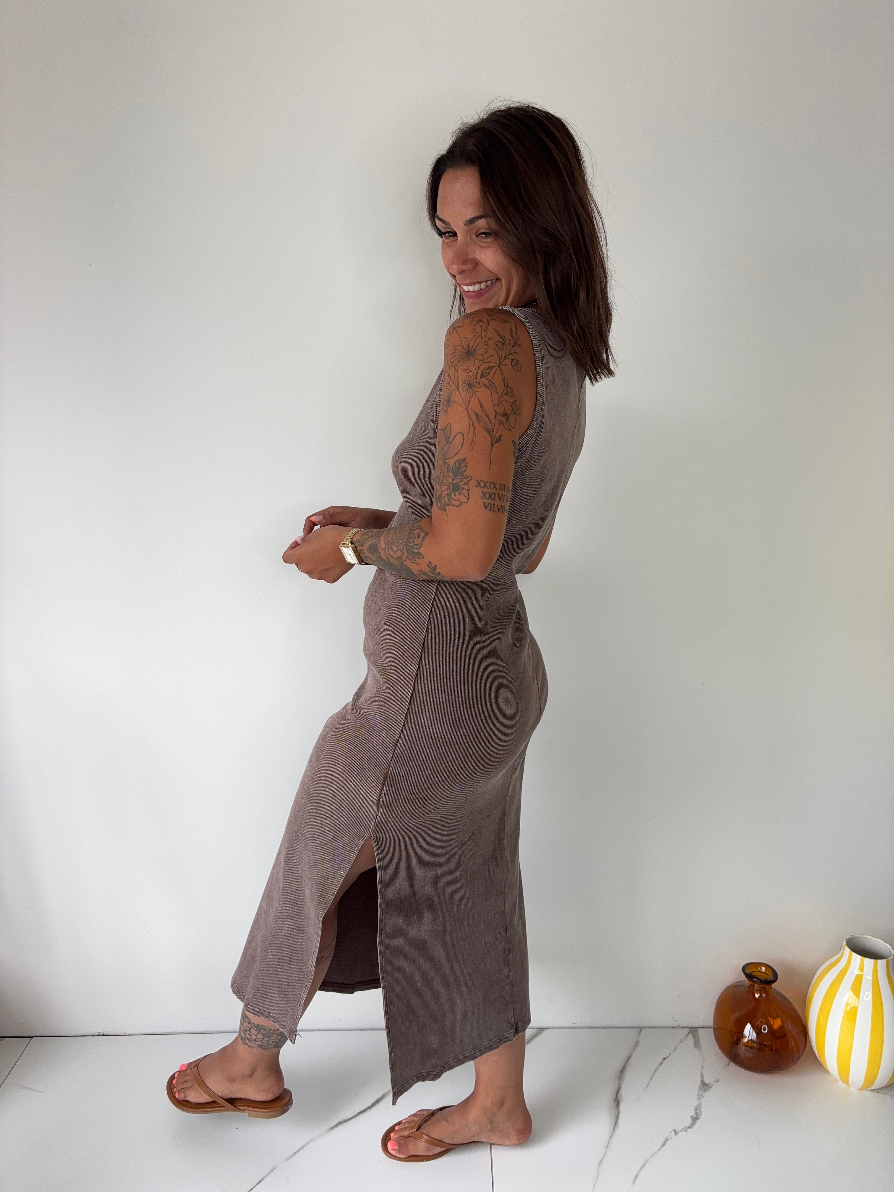 Robe Lou - chocolat