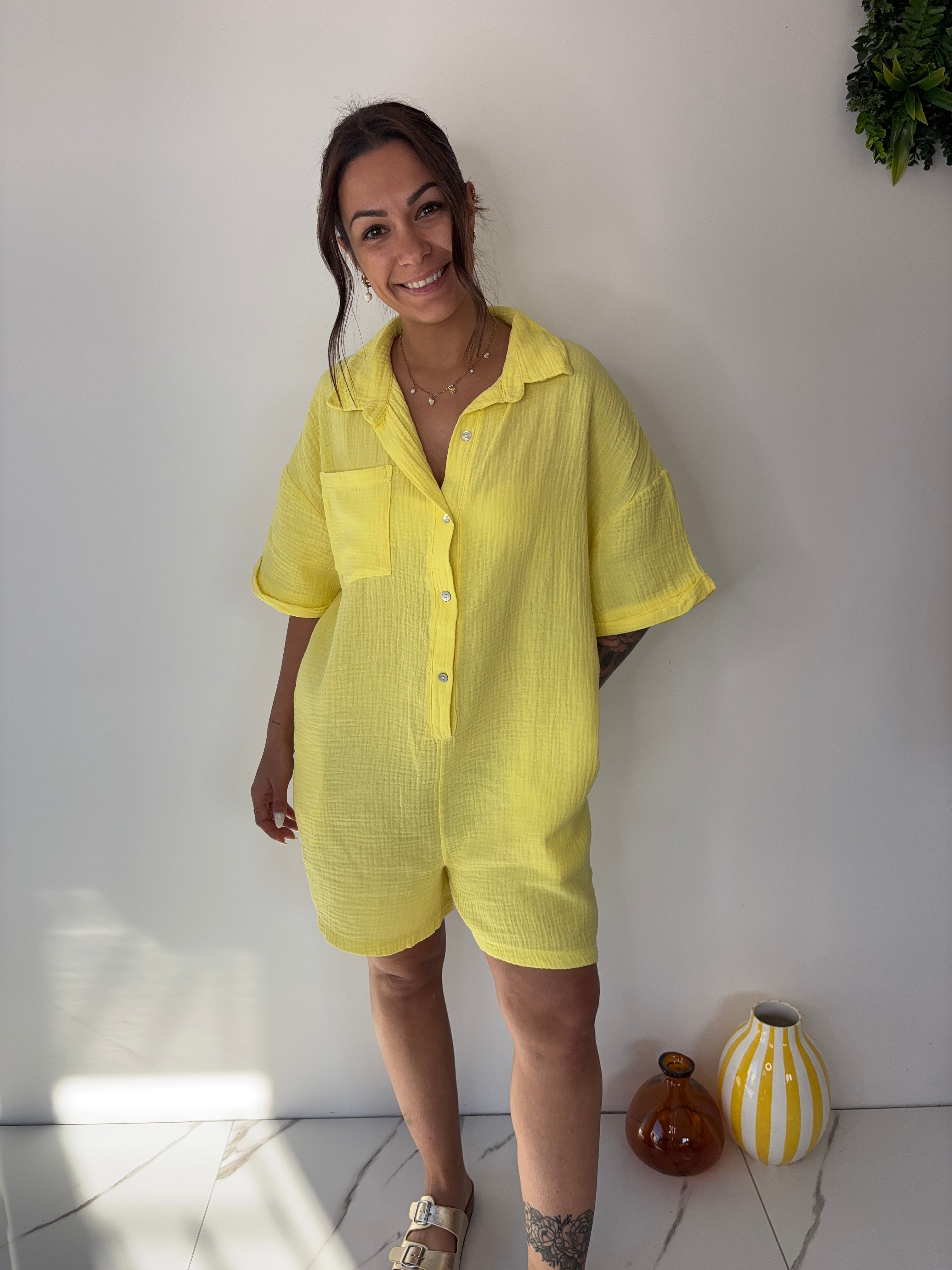 Combishort Hector - jaune