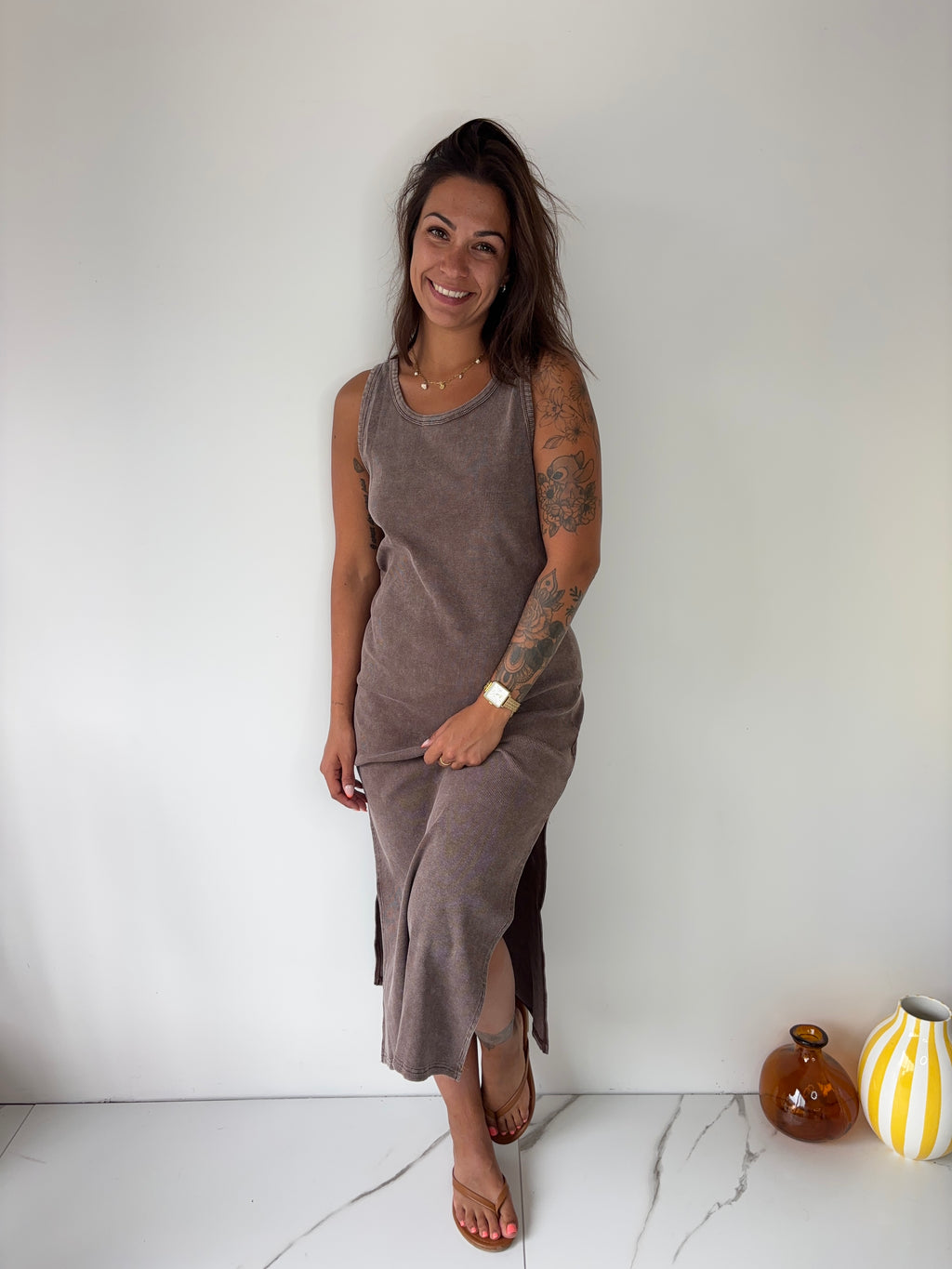 Robe Lou - chocolat