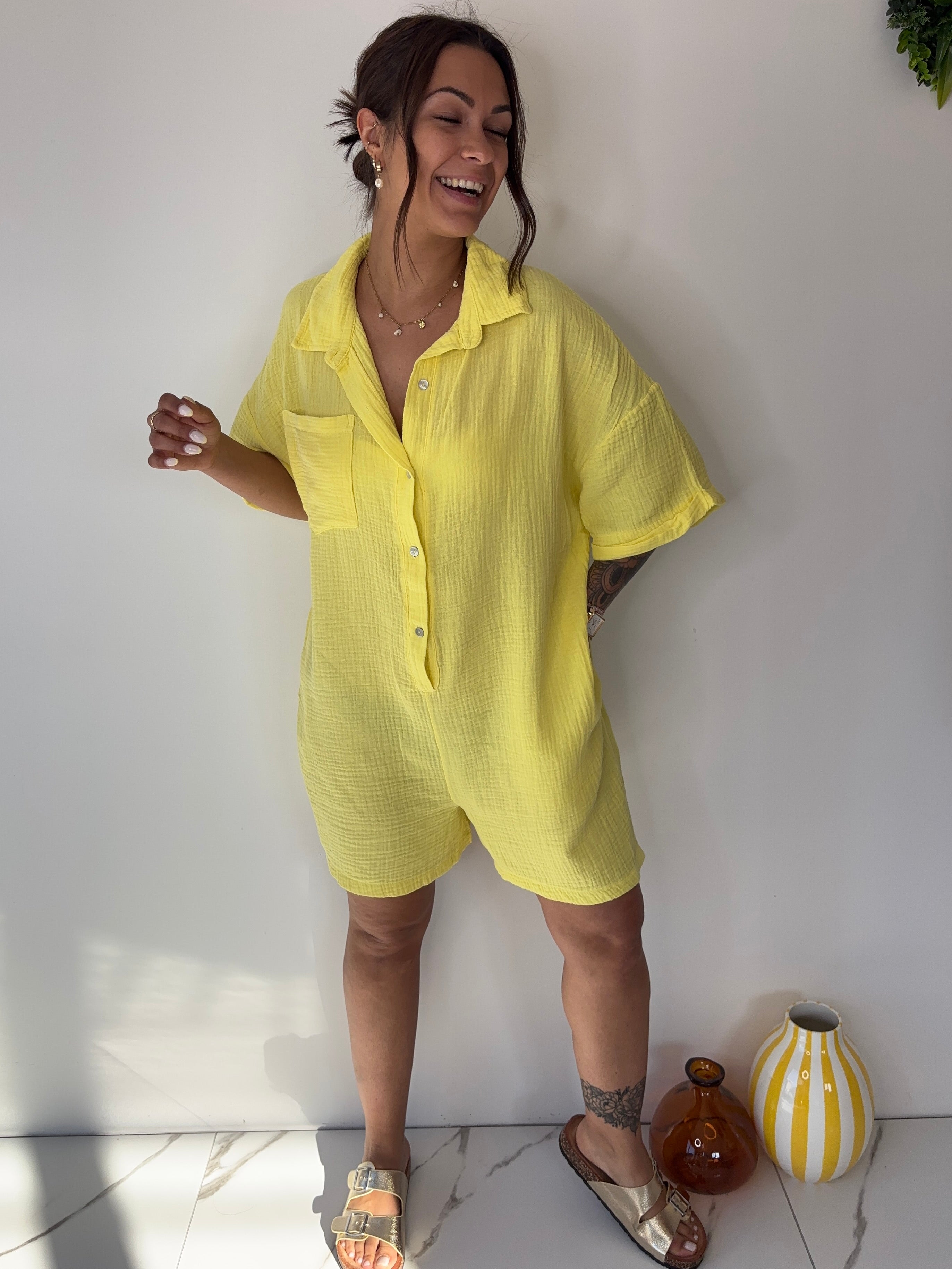 Combishort Hector - jaune