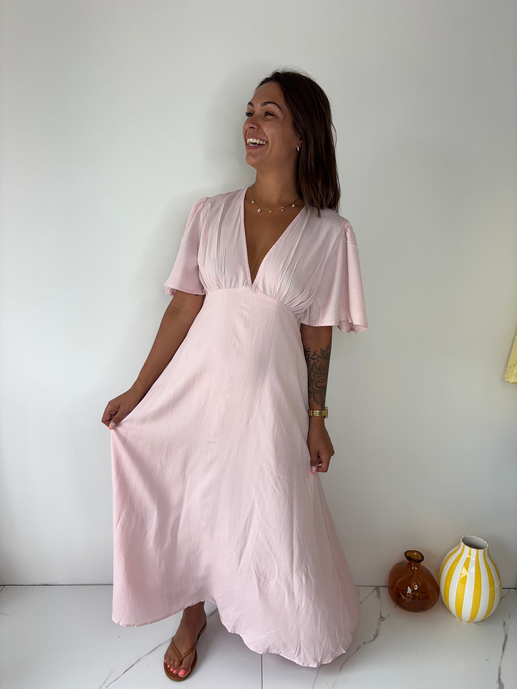 Robe Simone - rose