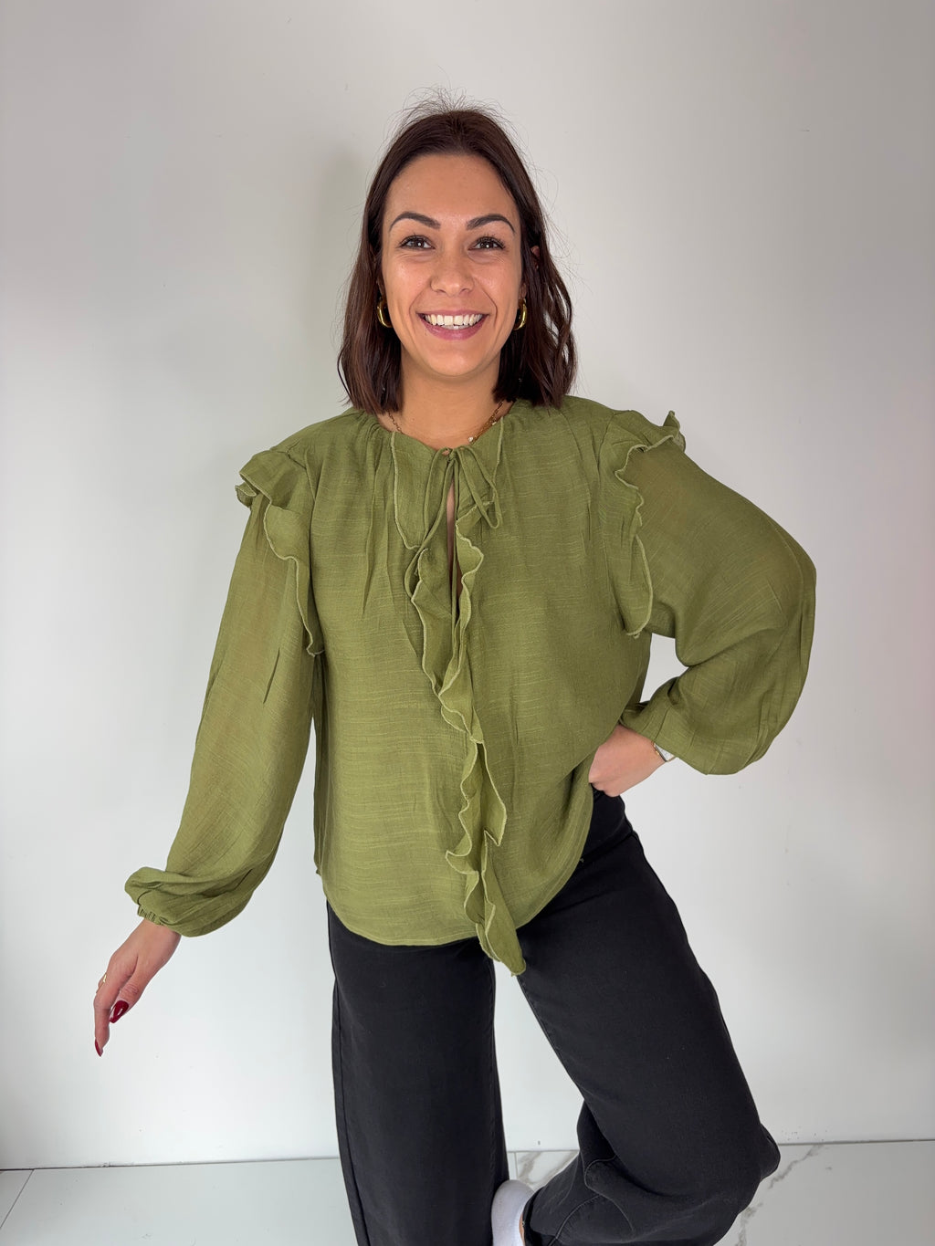Chemisier Paolo - olive