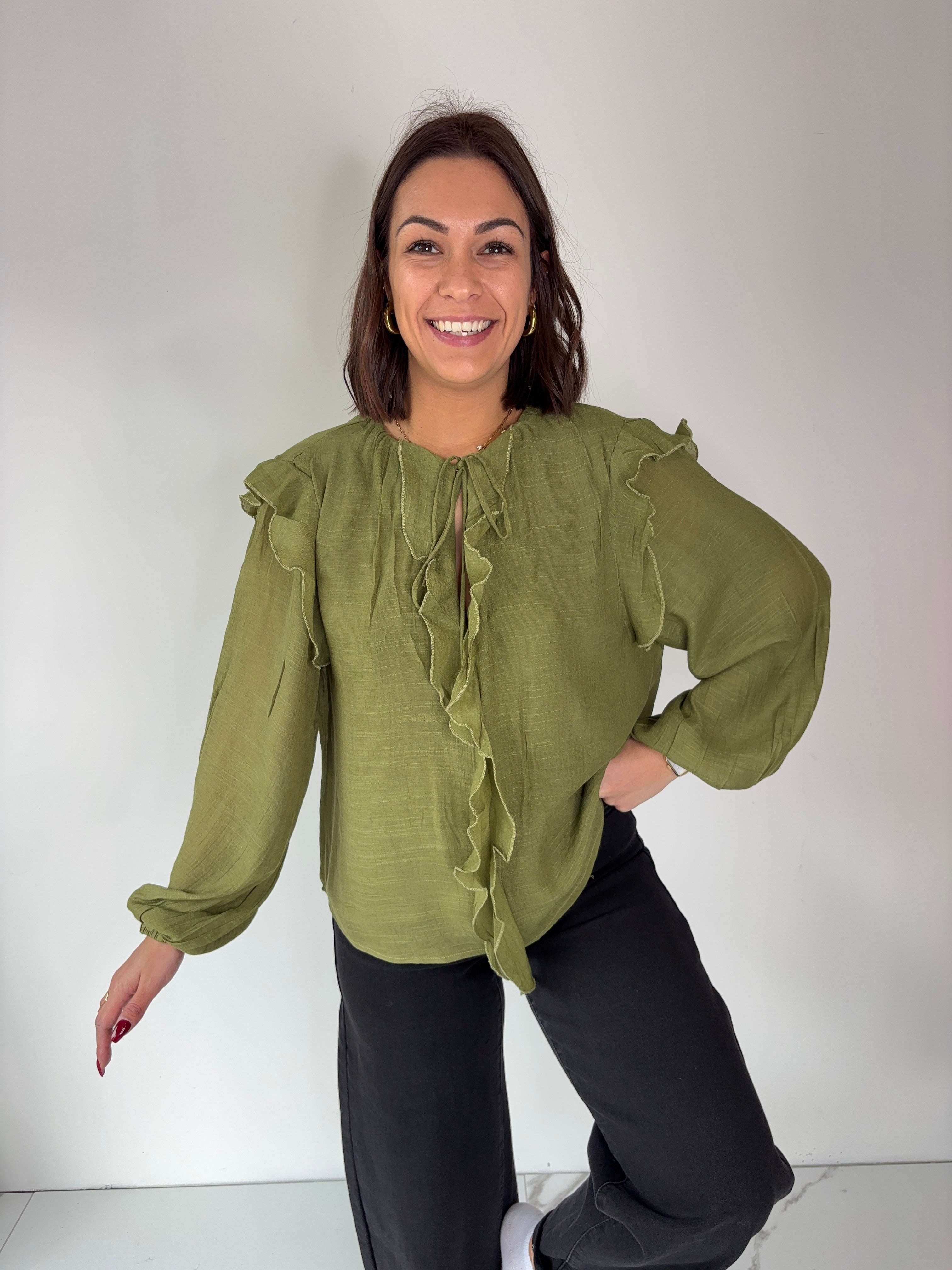 Chemisier Paolo - olive