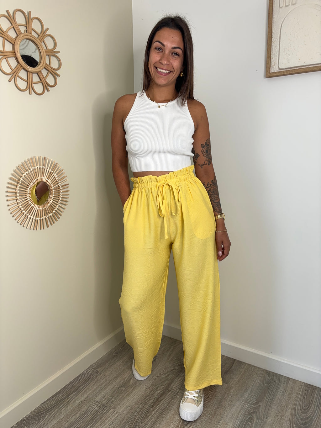 Pantalon Lucie - jaune