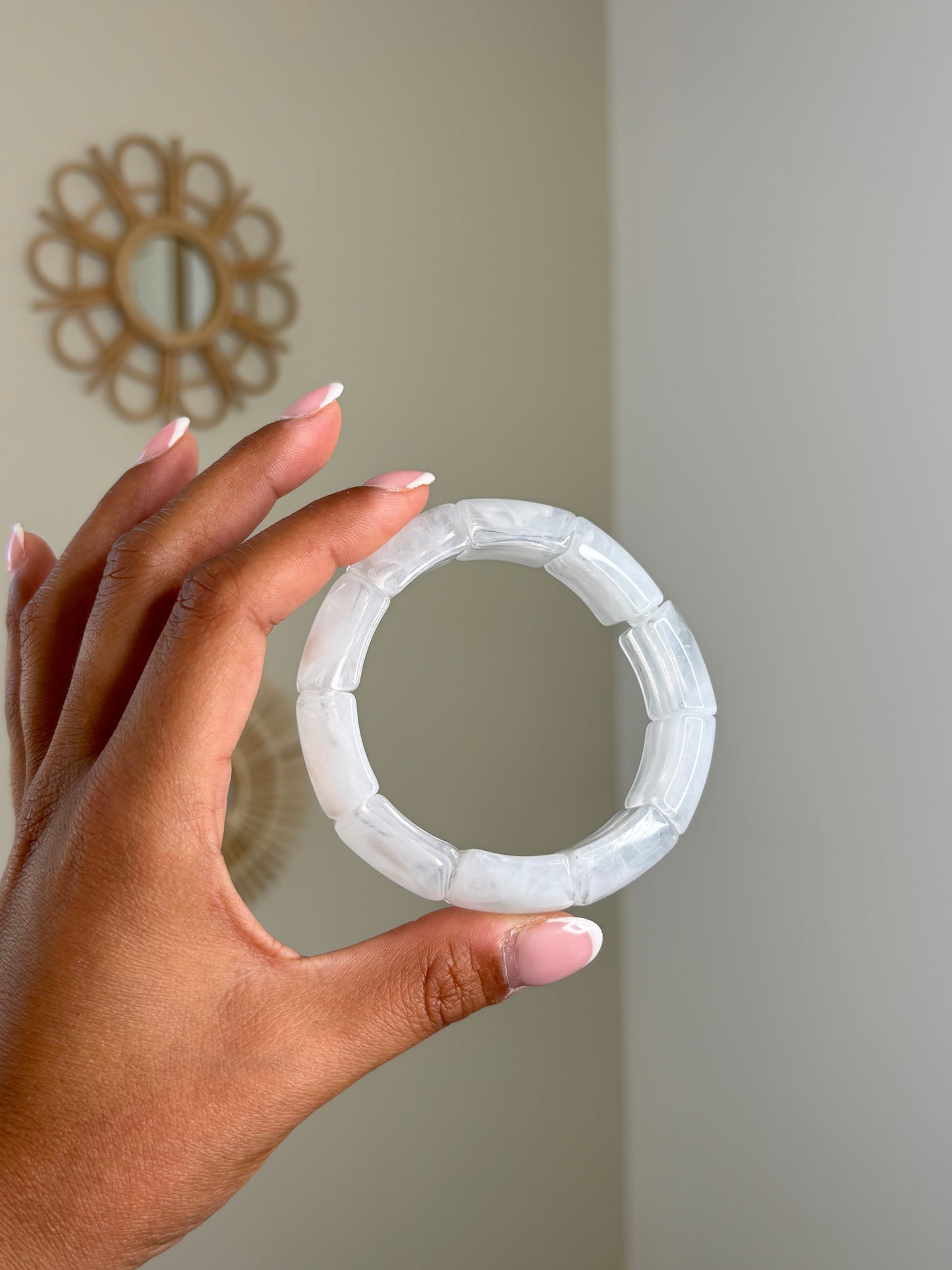 Bracelet Marie - blanc