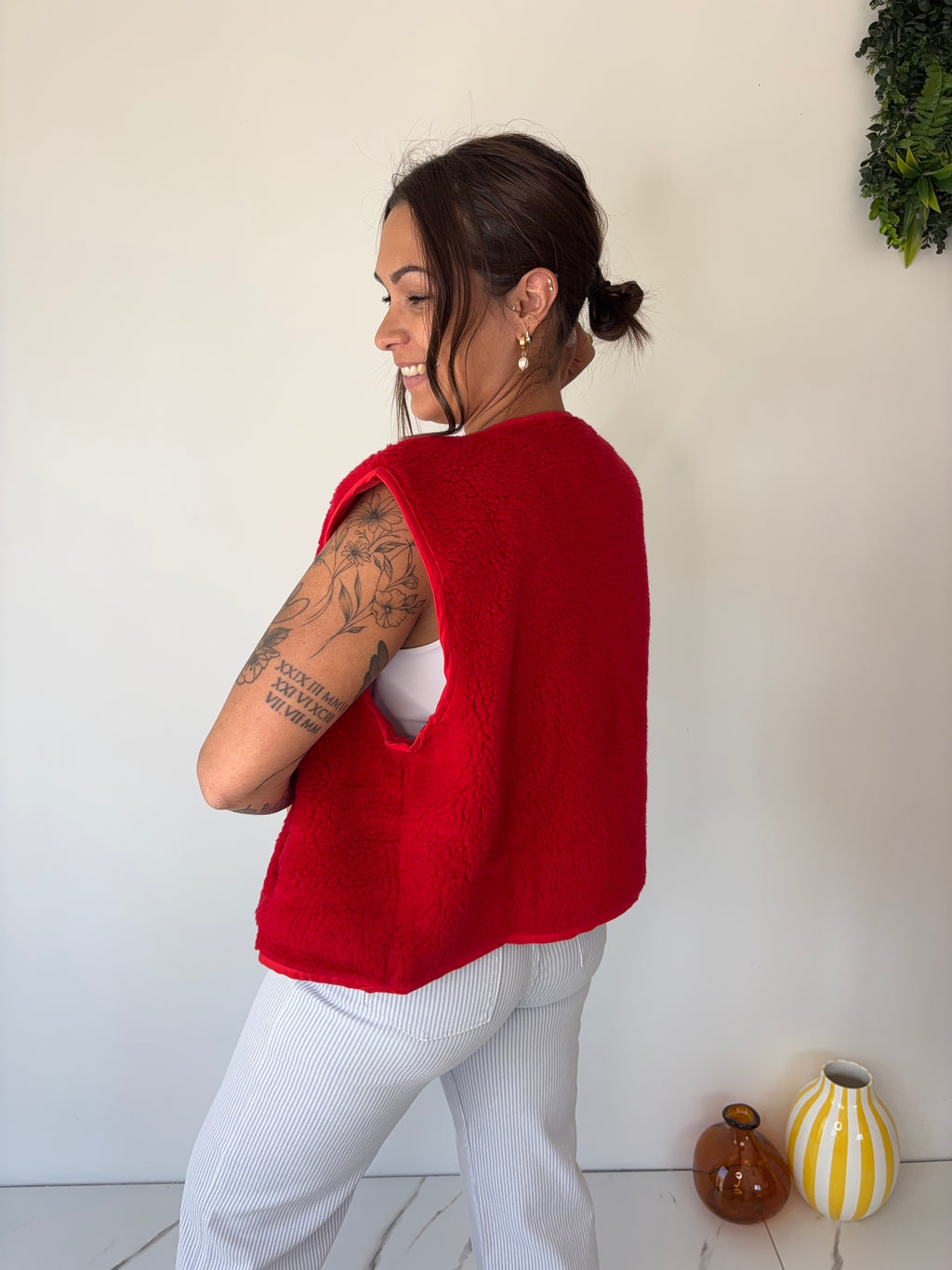 Gilet Veronika - rouge