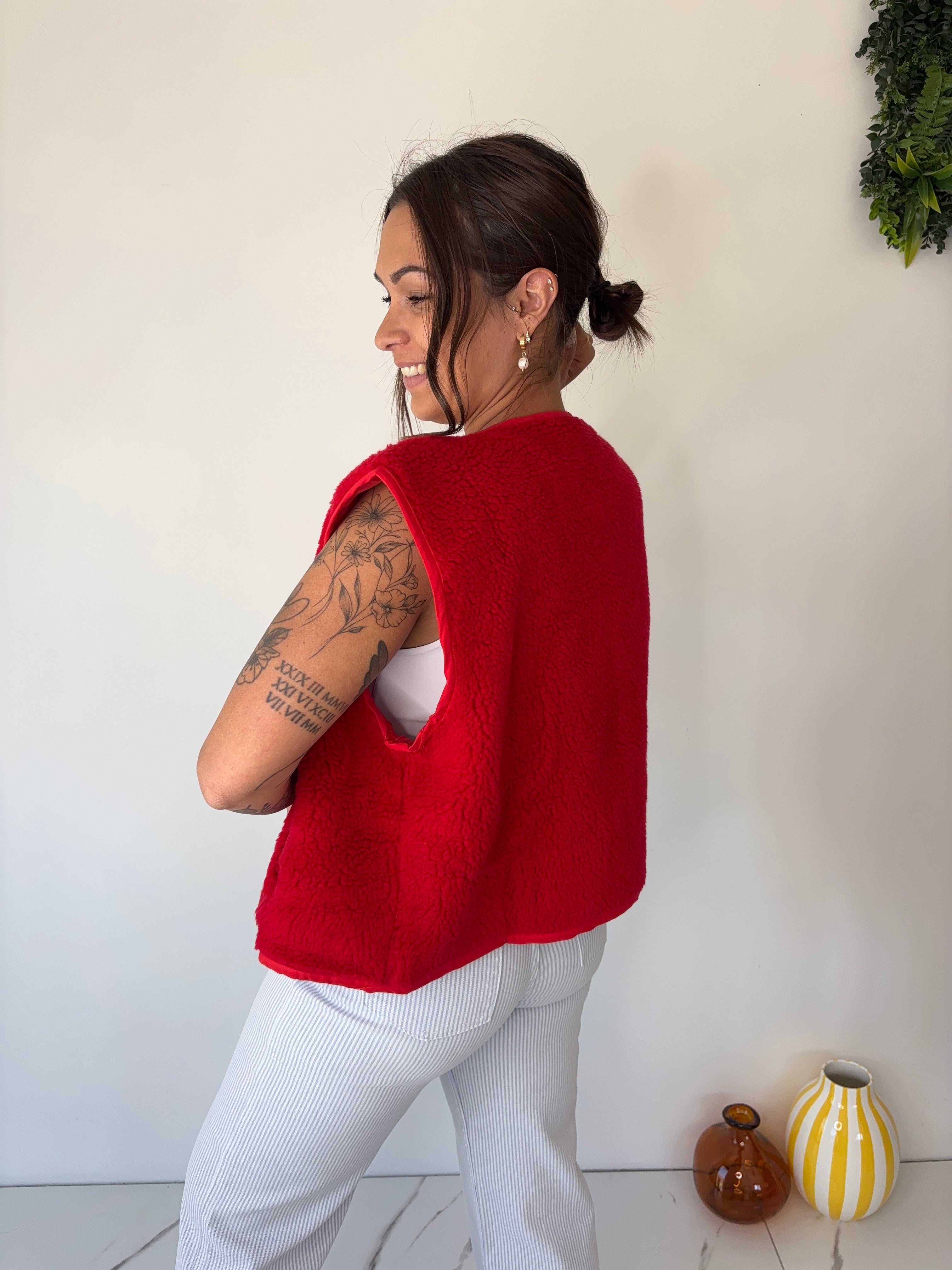 Gilet Veronika - rouge
