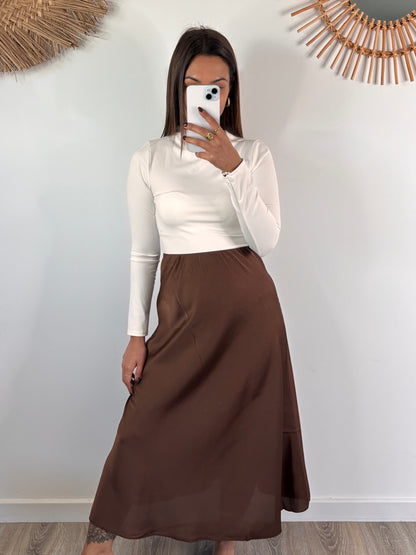 Jupe Laurie - marron