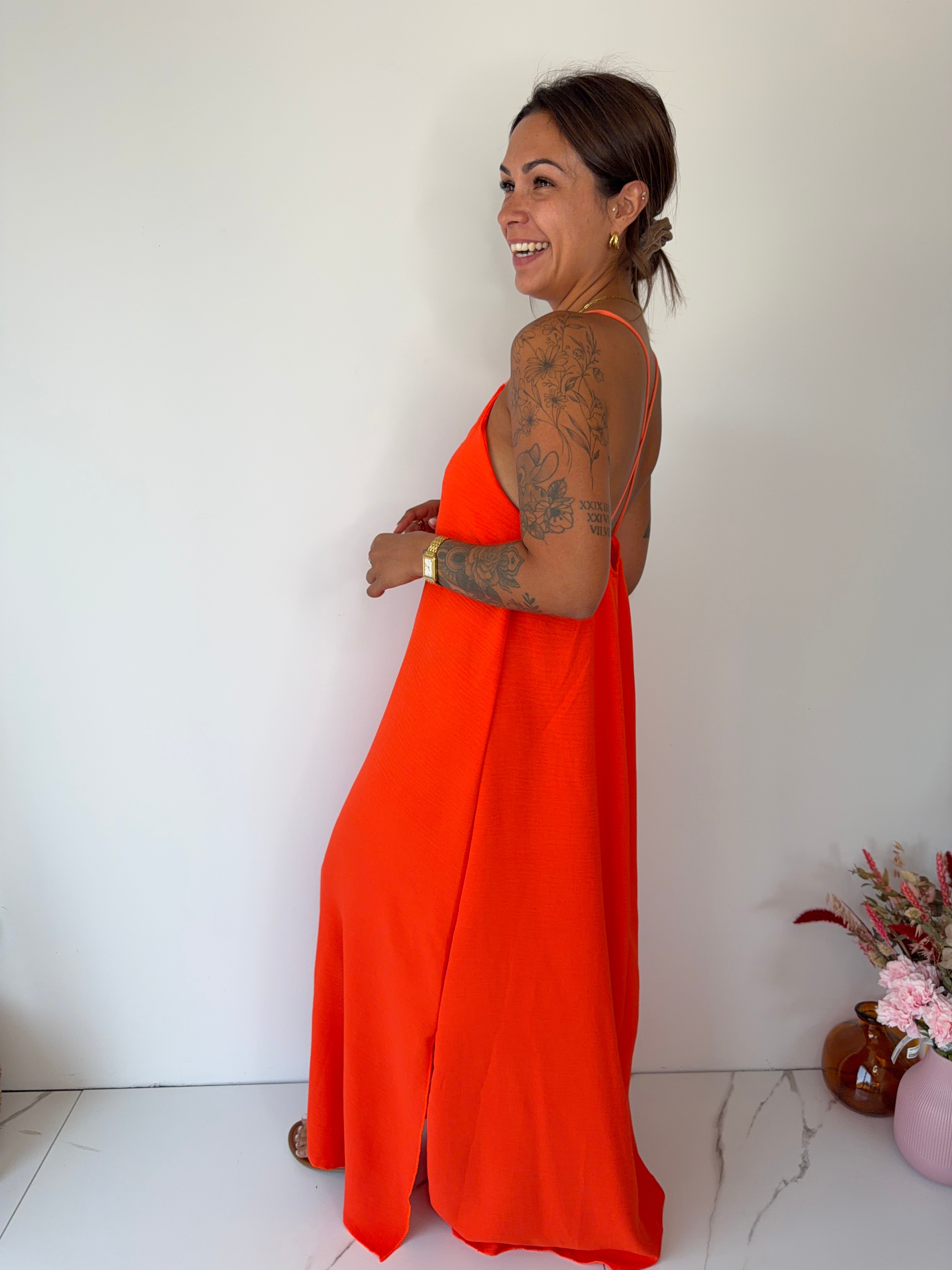 Robe Adèle - orange