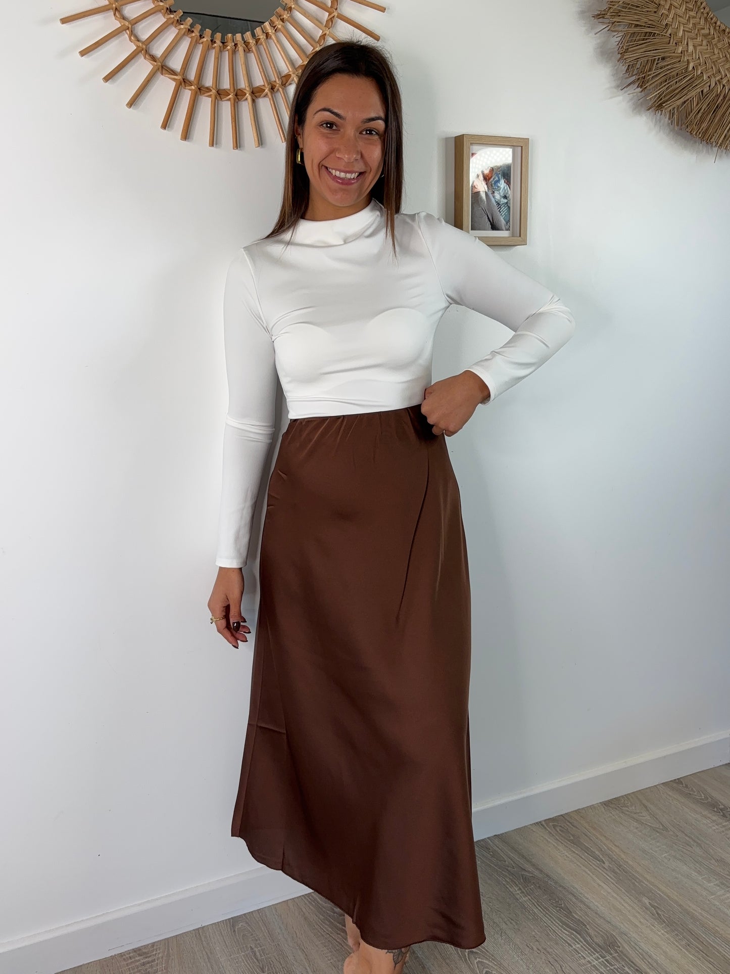 Jupe Laurie - marron