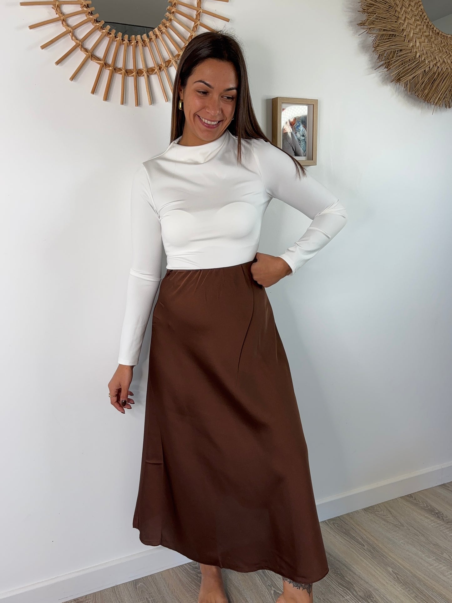 Jupe Laurie - marron