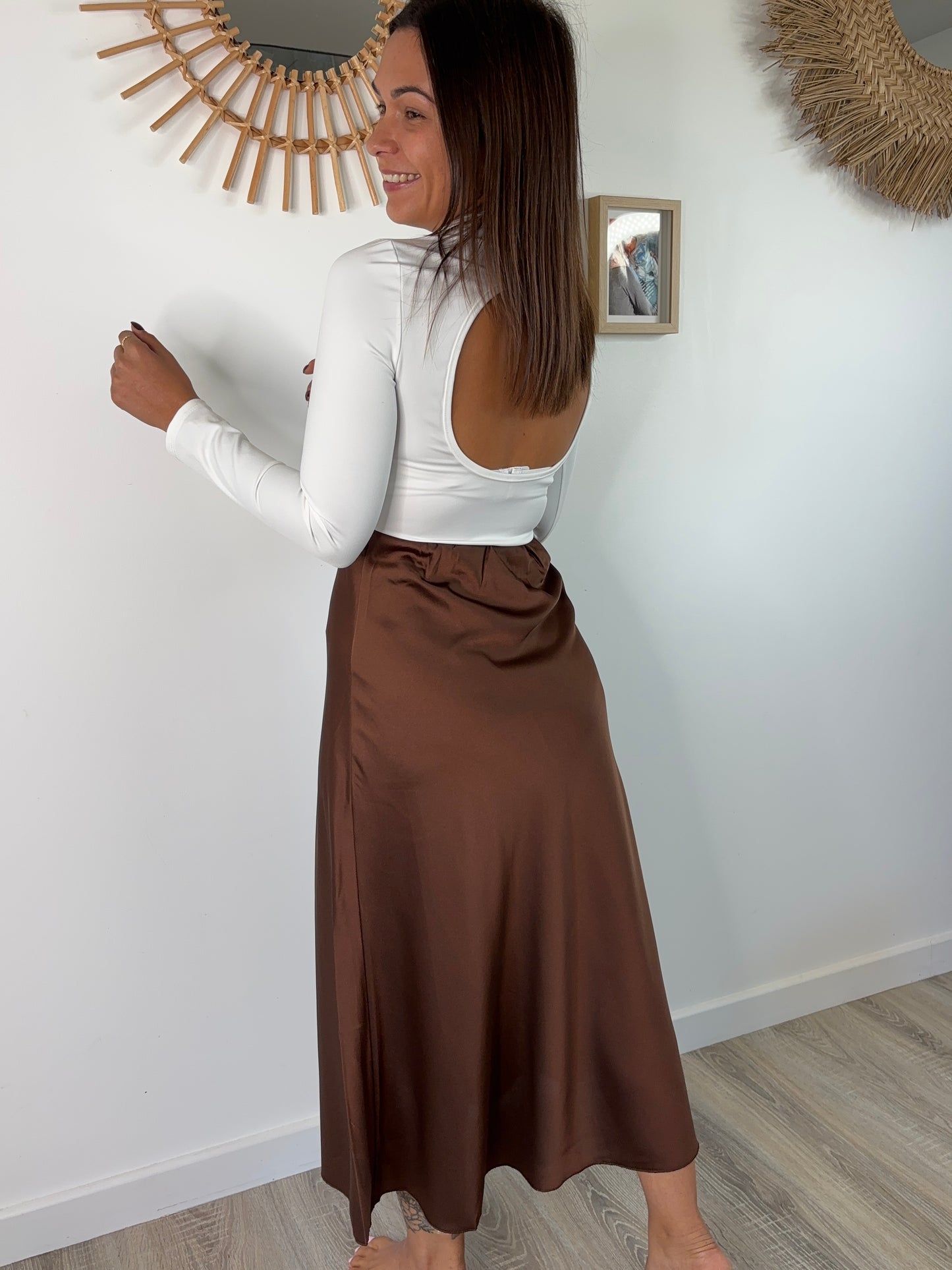 Jupe Laurie - marron
