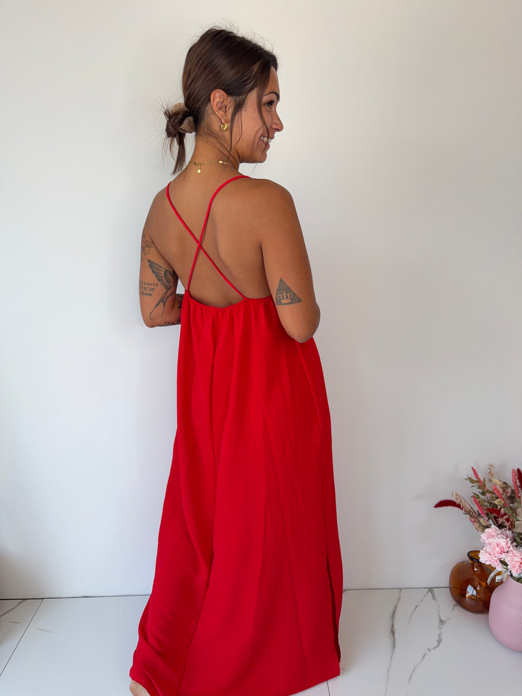 Robe Adèle - rouge