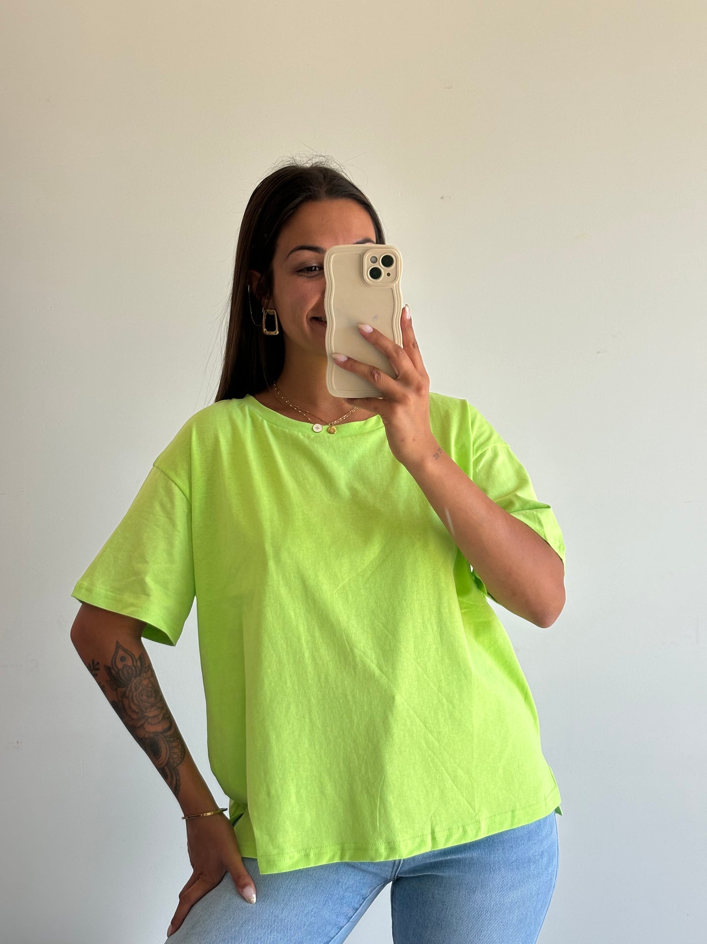 T-shirt vert fluo Garance