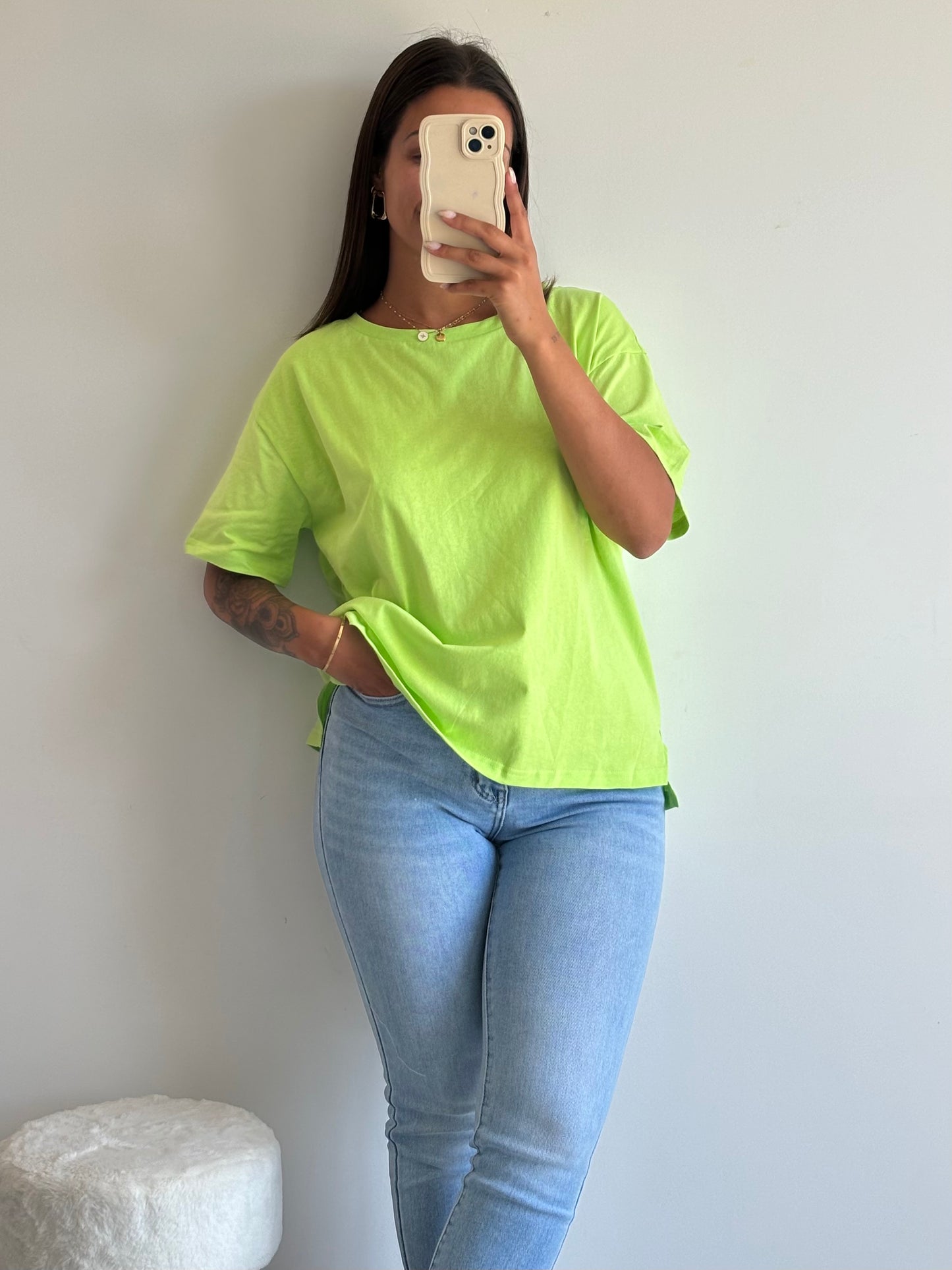 T-shirt vert fluo Garance