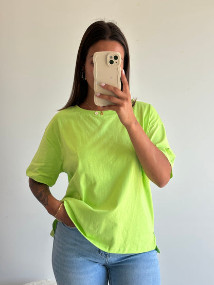 T-shirt vert fluo Garance