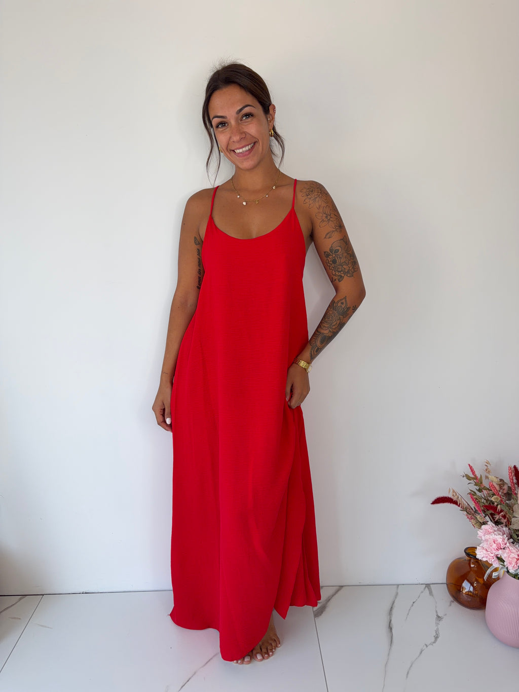 Robe Adèle - rouge