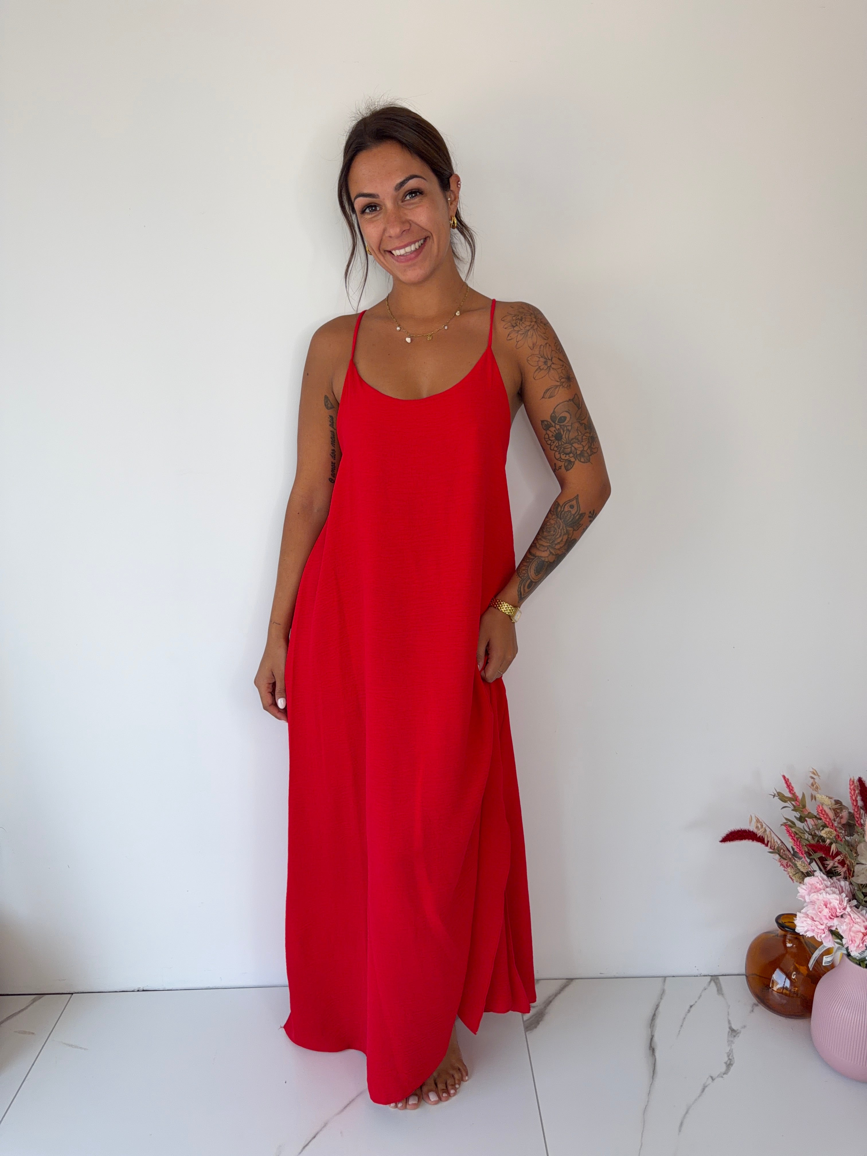 Robe Adèle - rouge