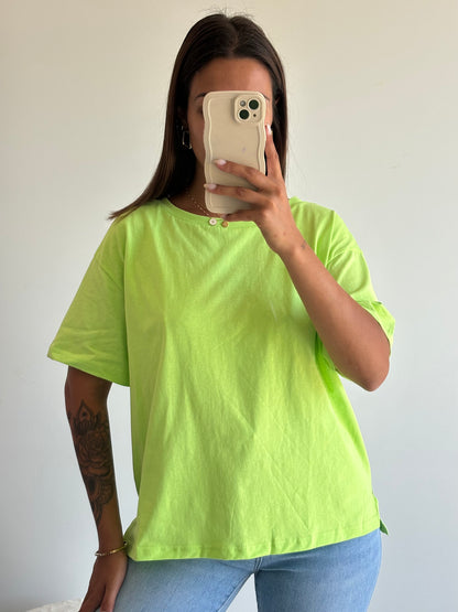 T-shirt vert fluo Garance