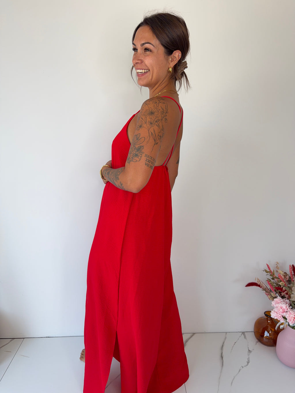 Robe Adèle - rouge
