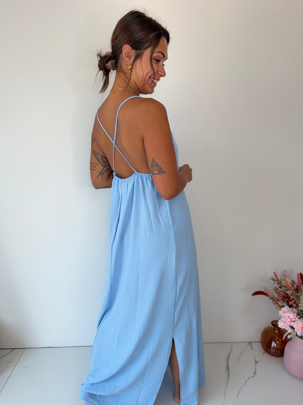 Robe Adèle - bleu