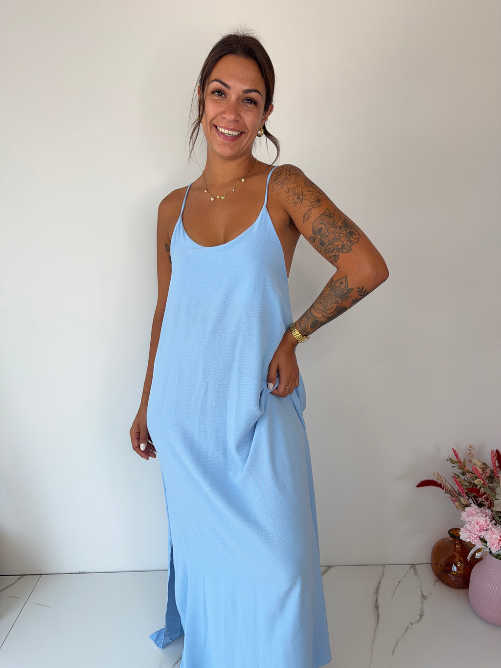 Robe Adèle - bleu