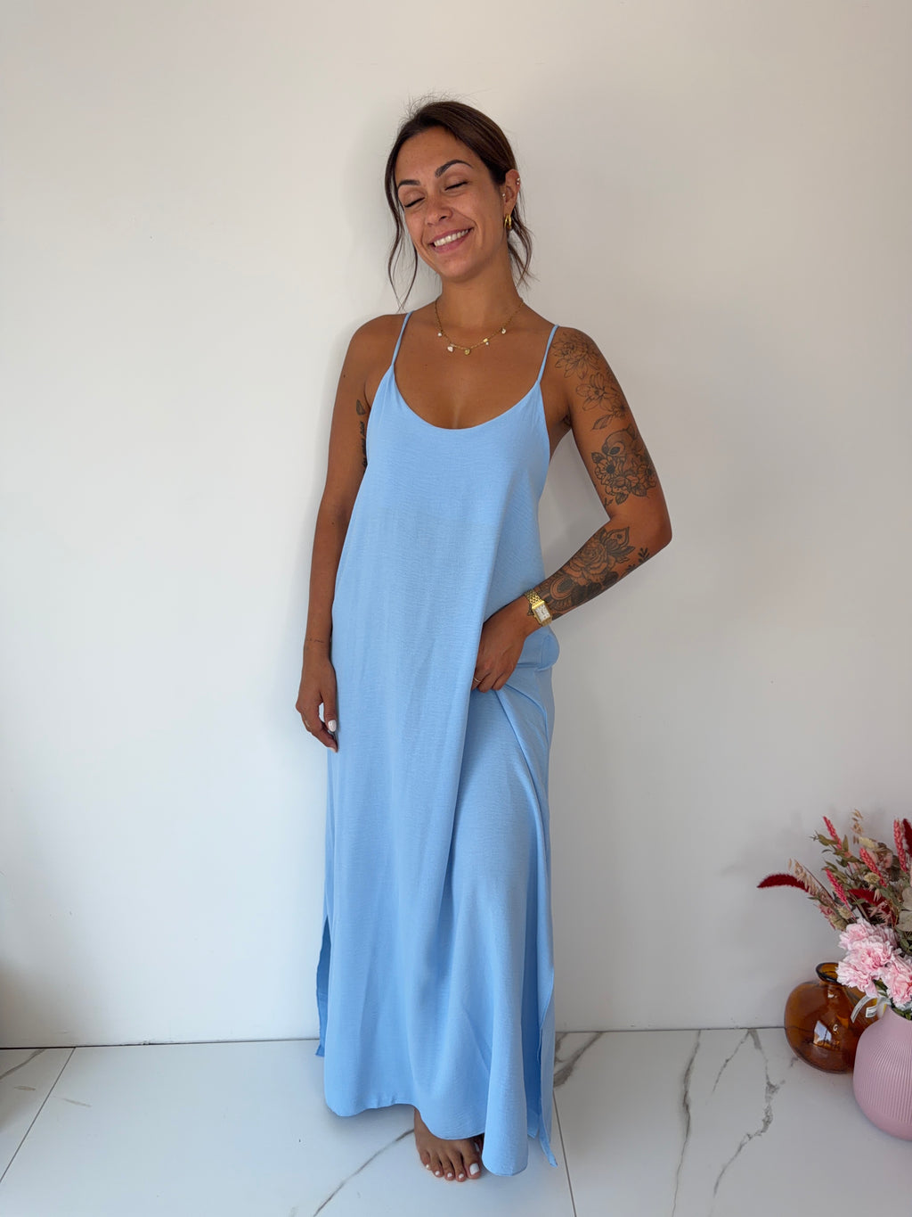 Robe Adèle - bleu