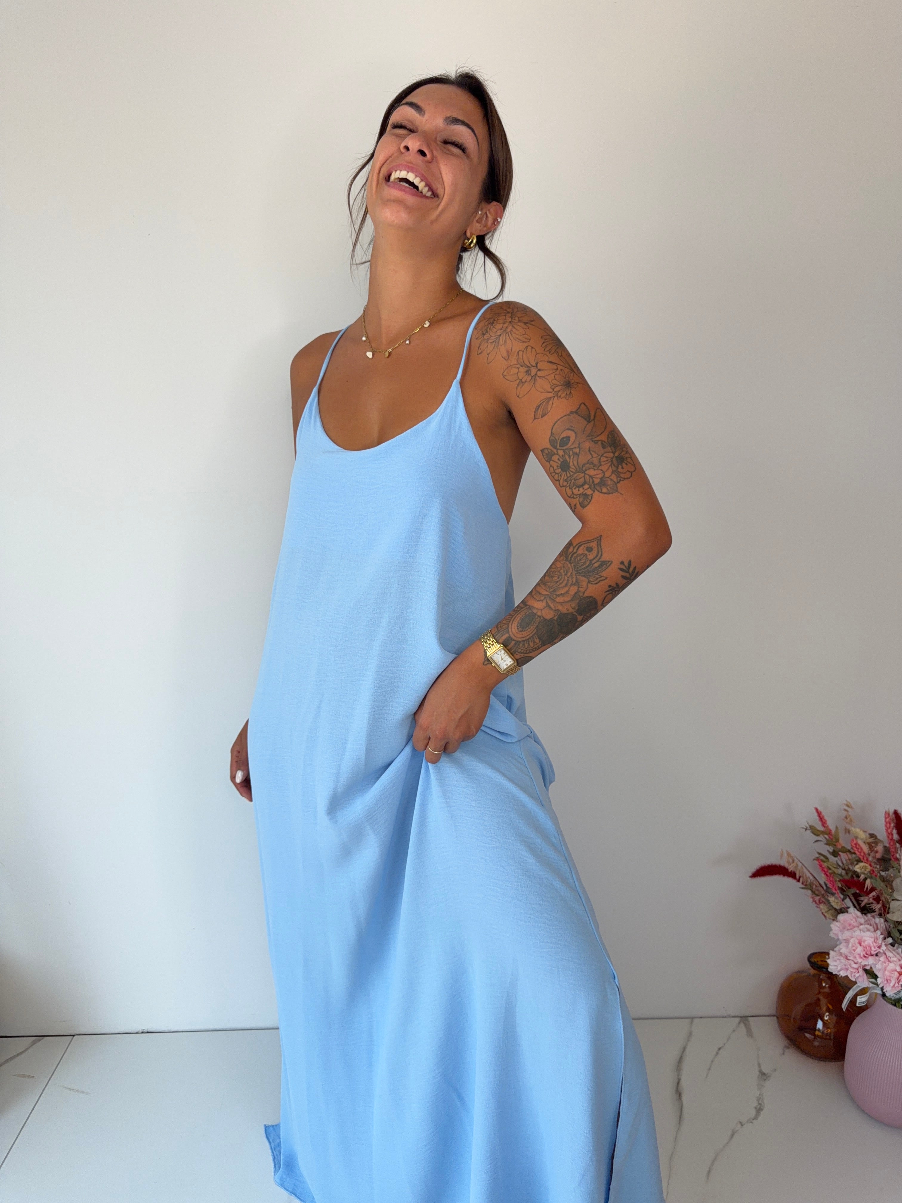 Robe Adèle - bleu