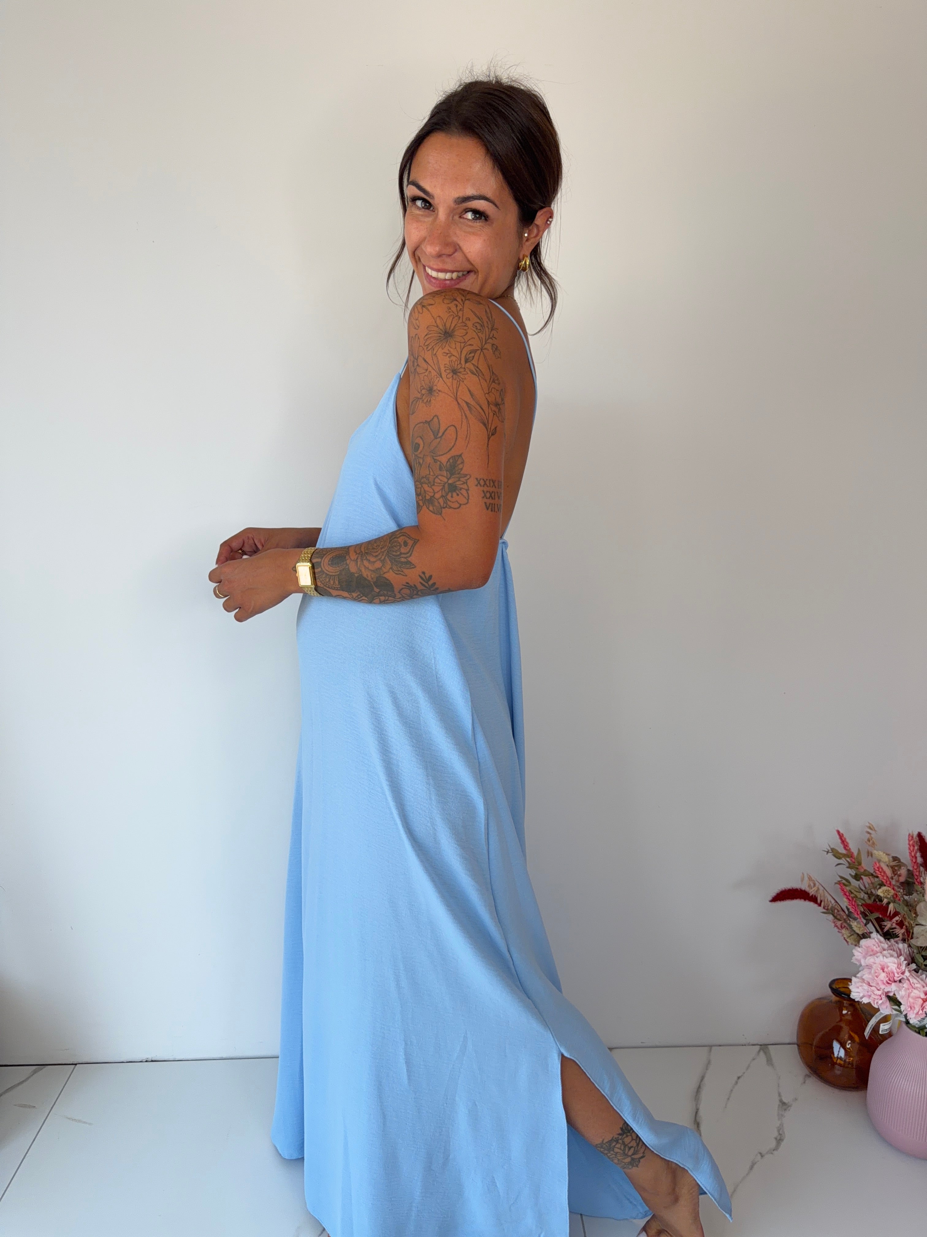 Robe Adèle - bleu