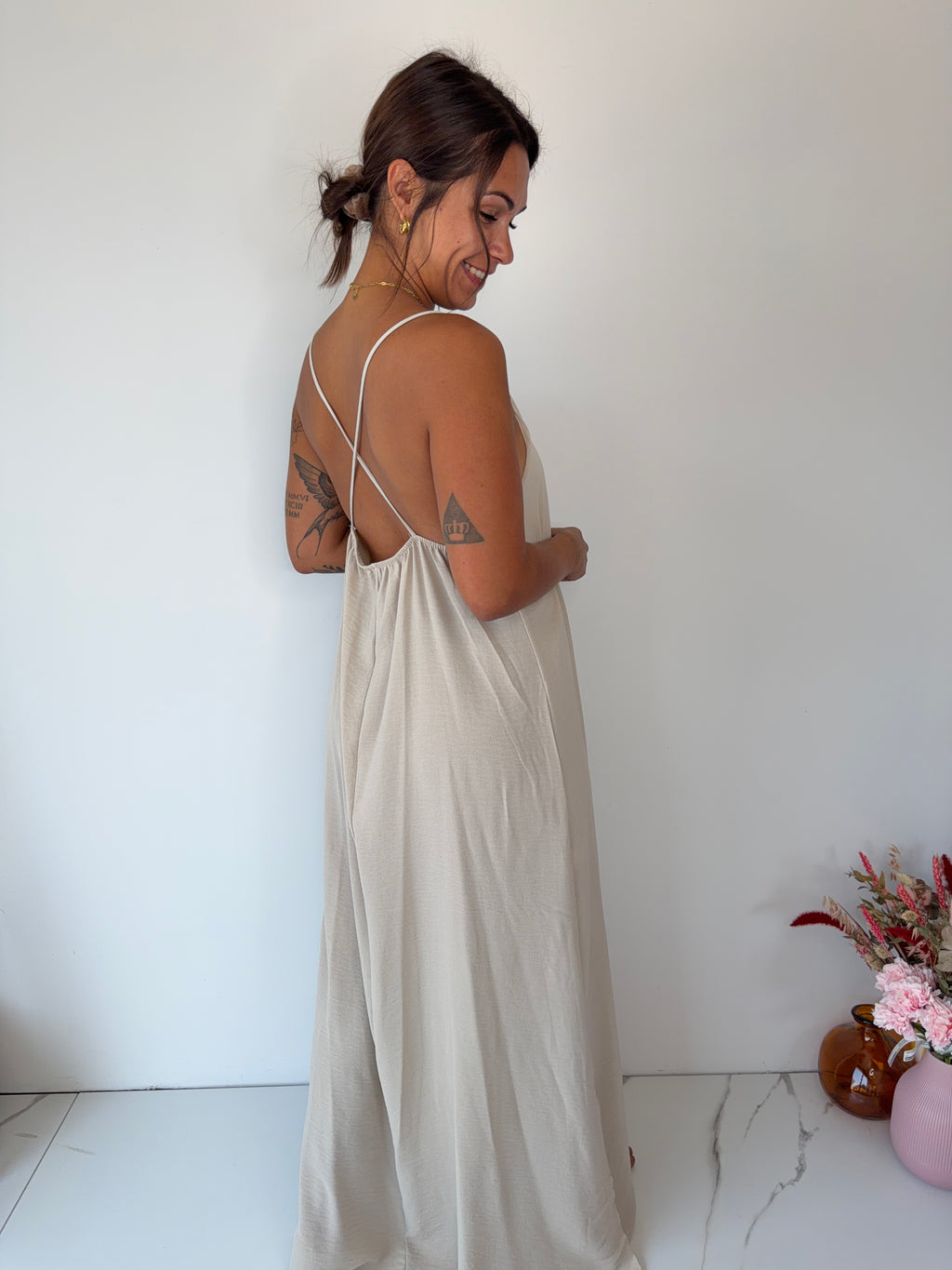 Robe Adèle - beige