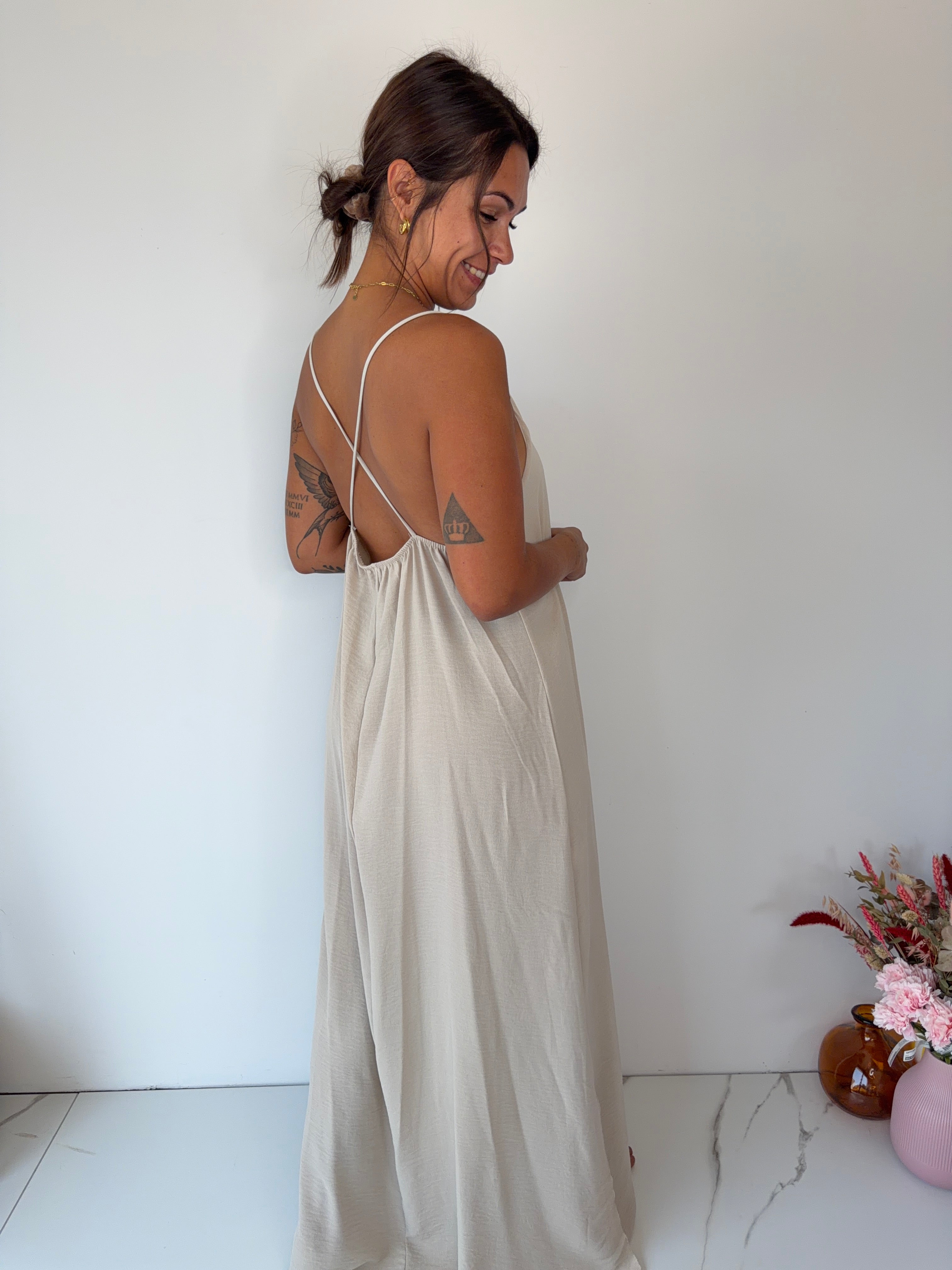 Robe Adèle - beige