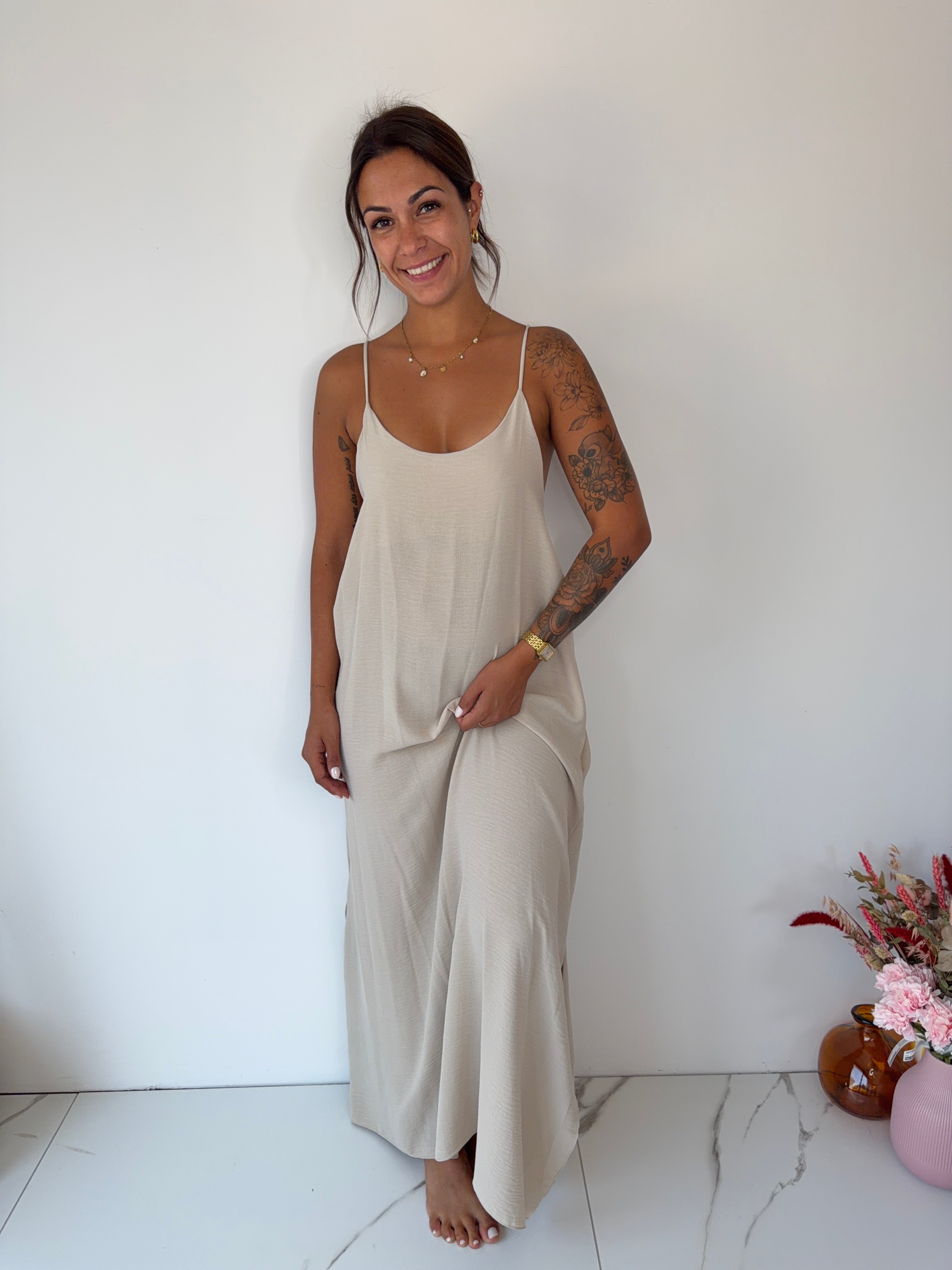 Robe Adèle - beige